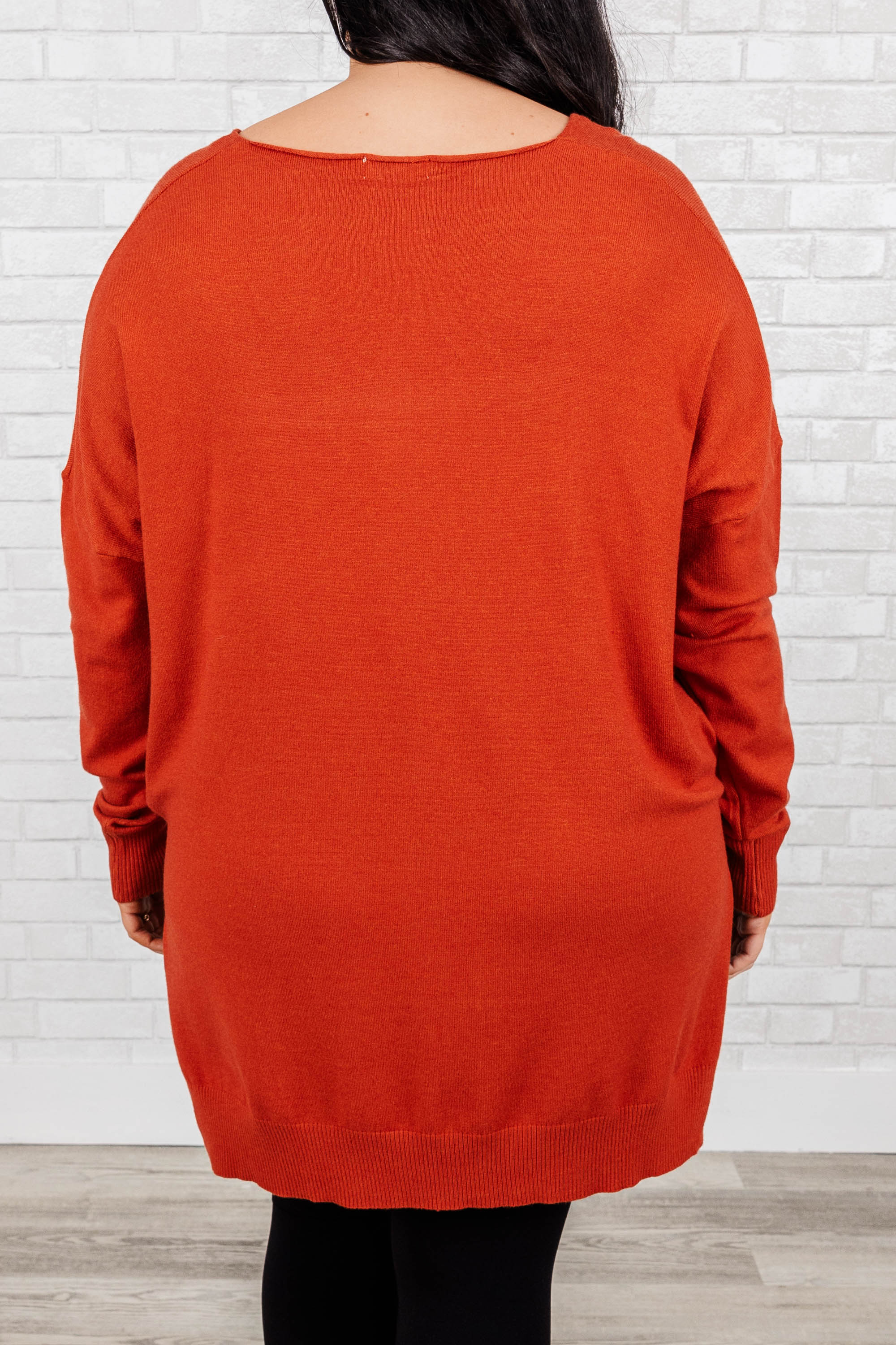 Miss Who I Was Sweater, Copper - Giverhouse