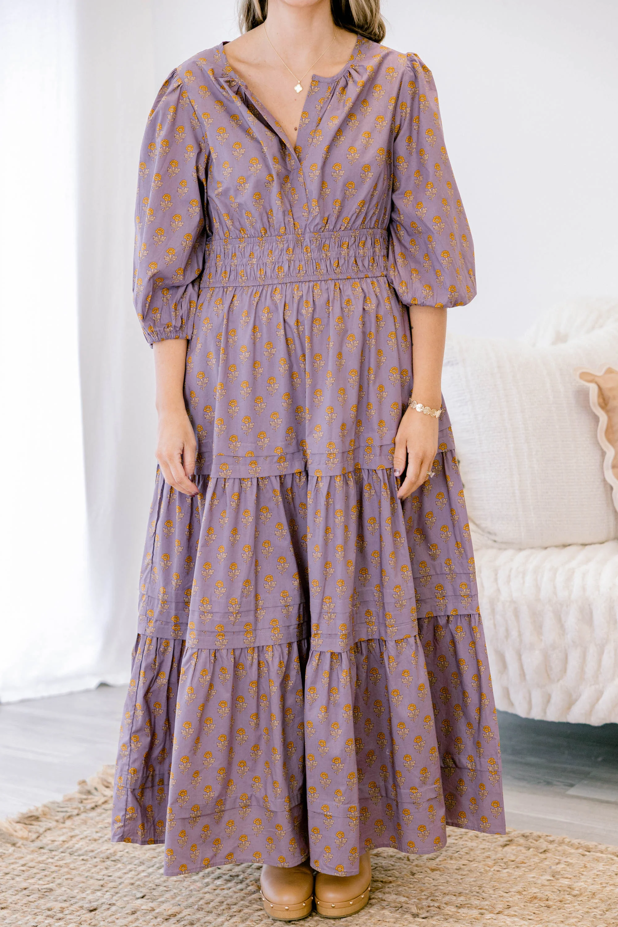 The Clear Choice Dress, Heather Purple - Giverhouse