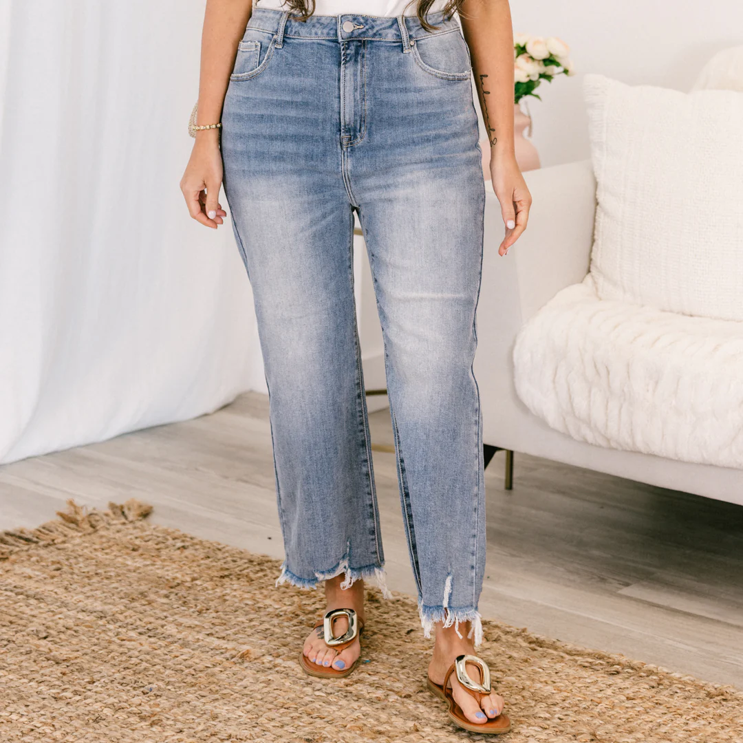 Where We Go Jeans, Light Wash - Giverhouse