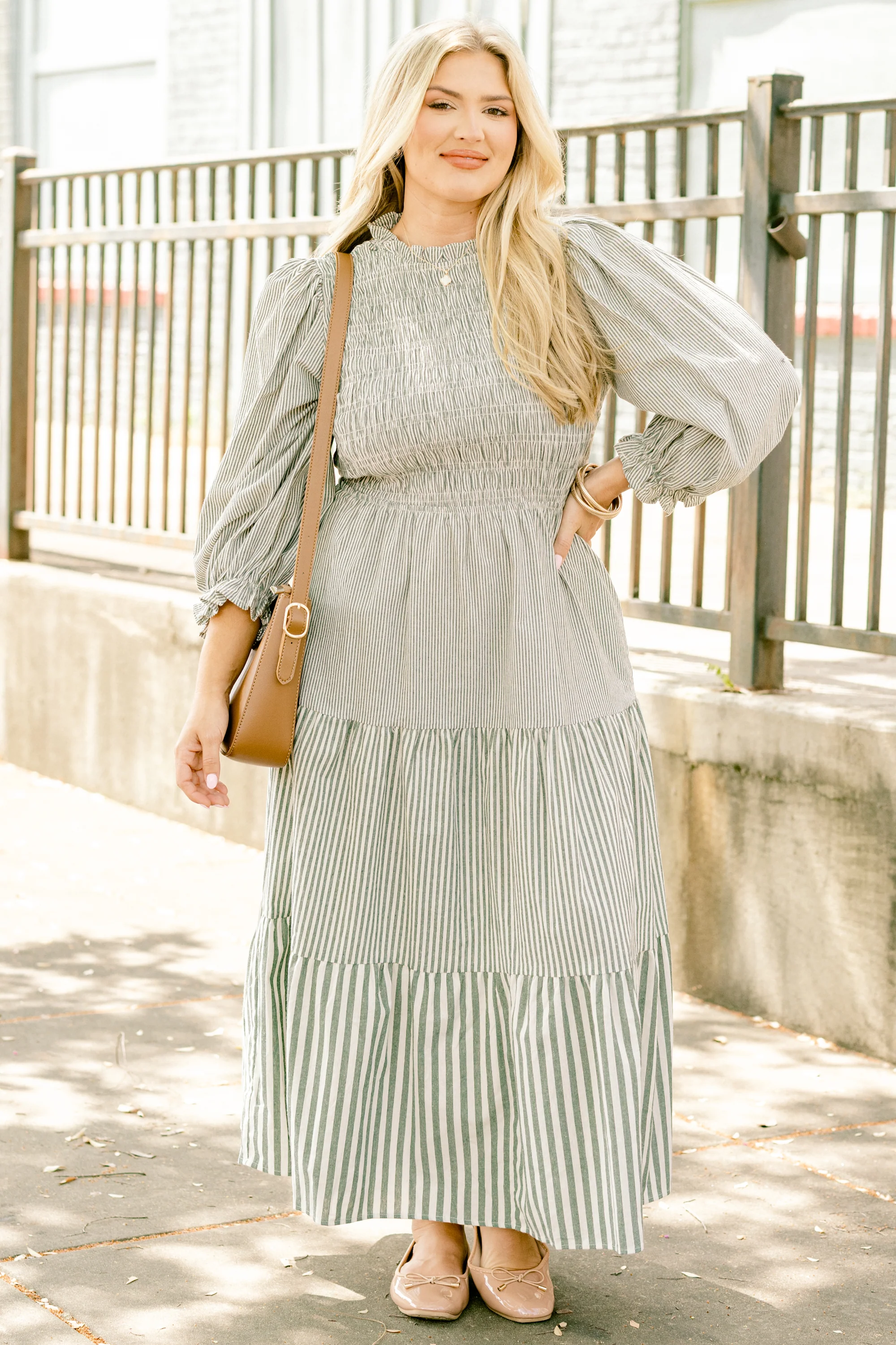 Gracefully As She Goes Dress, Olive - Giverhouse