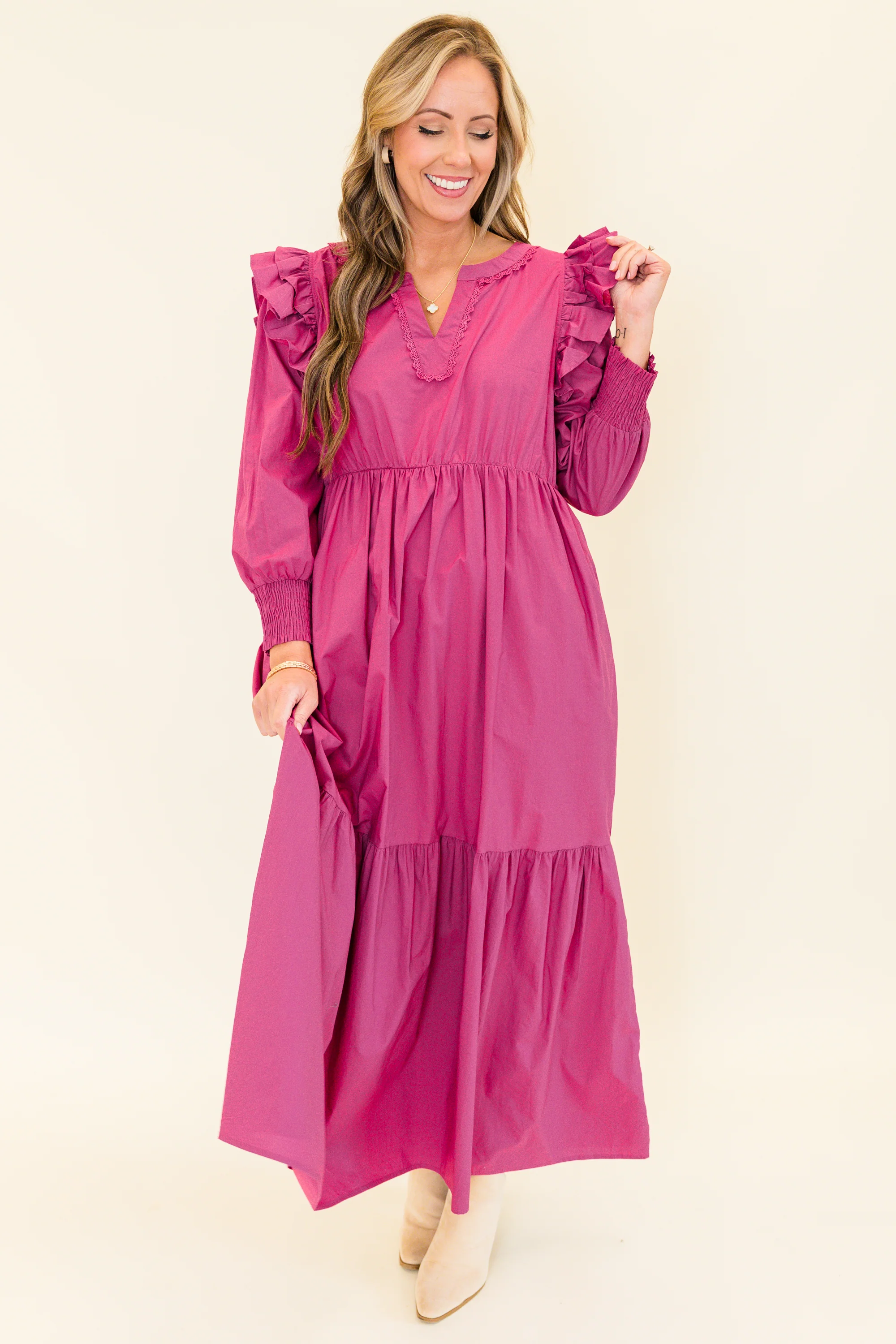Journey Of Us Maxi Dress, Pink - Giverhouse