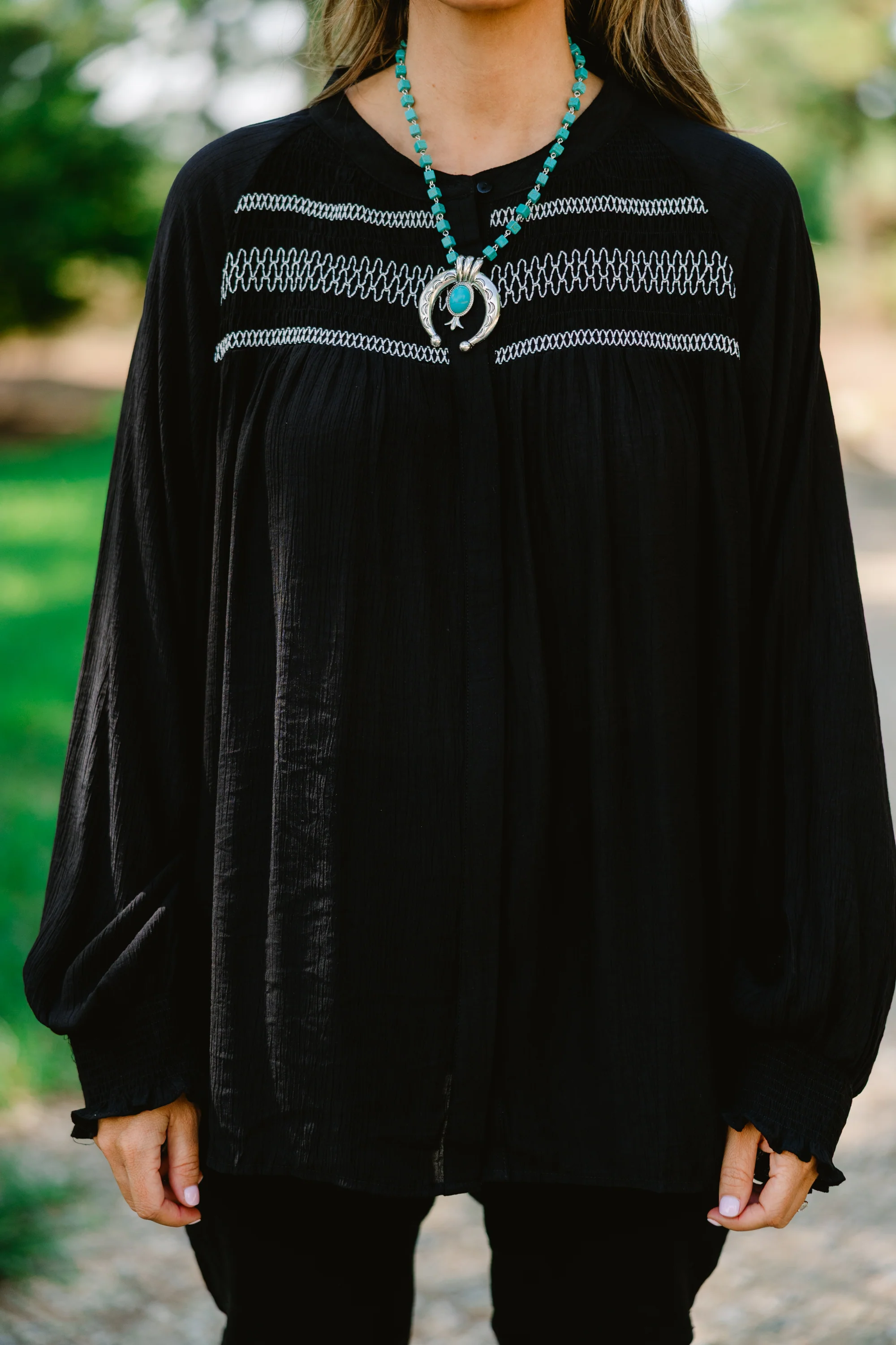 Jumping Ahead Top, Black - Giverhouse