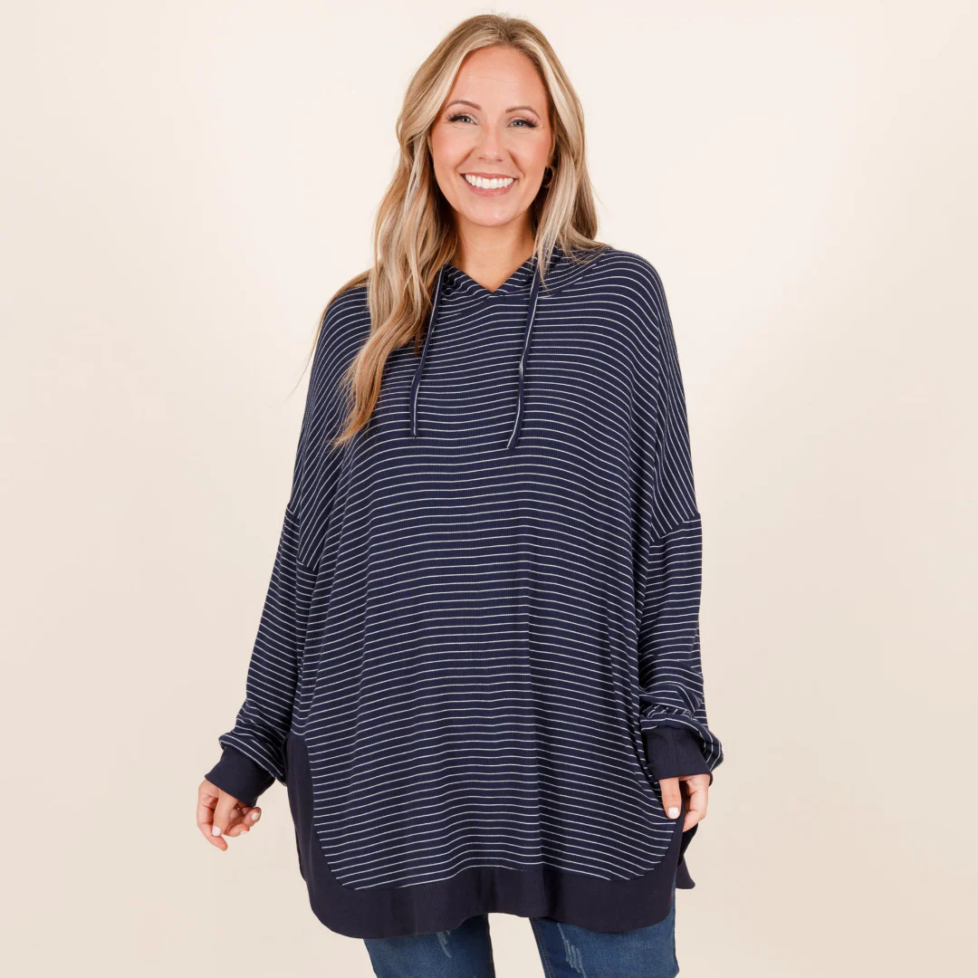 Don't Fall Tonight Hoodie, Navy - Giverhouse