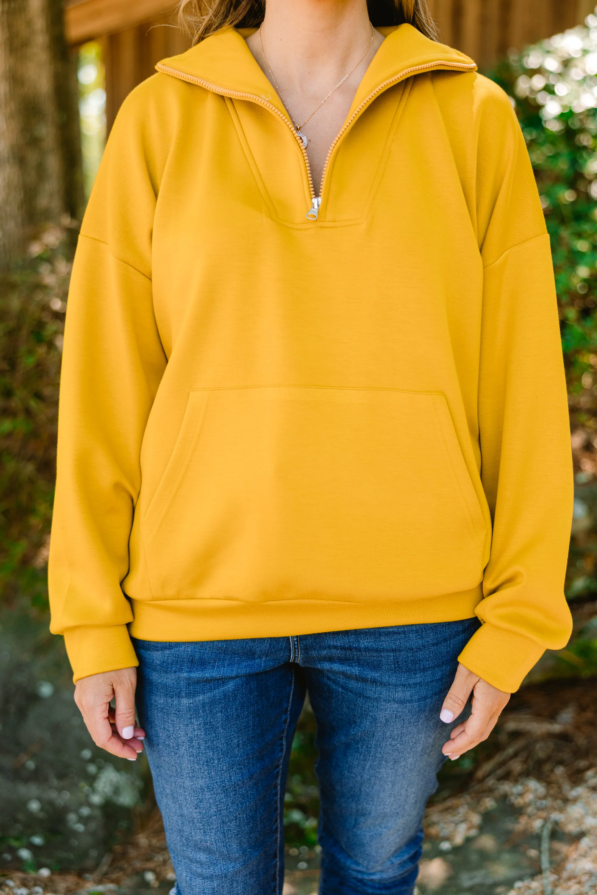 Sporty Chic Pullover, Chartreuse - Giverhouse