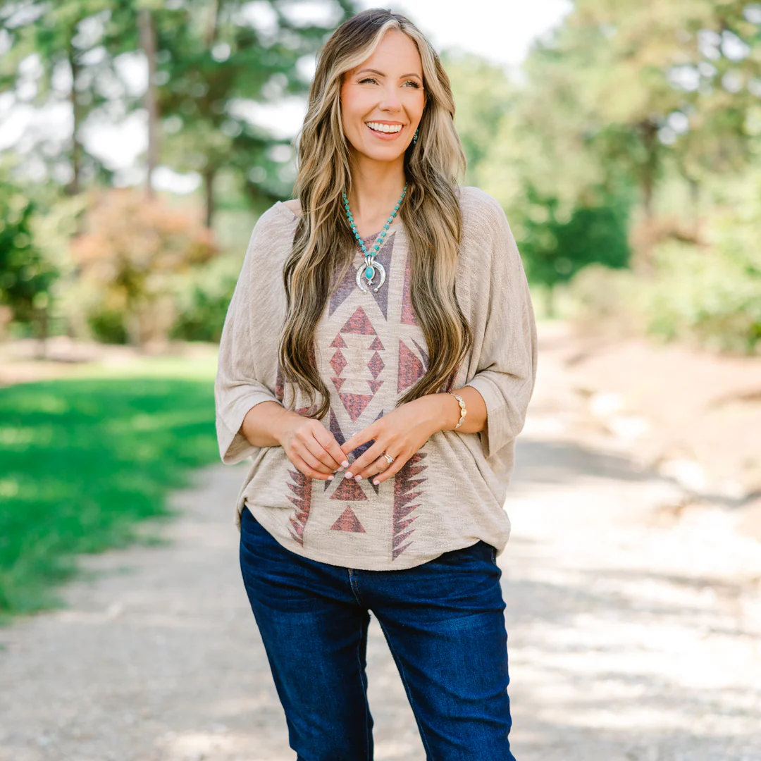 Dream I Can Dream Top, Khaki - Giverhouse