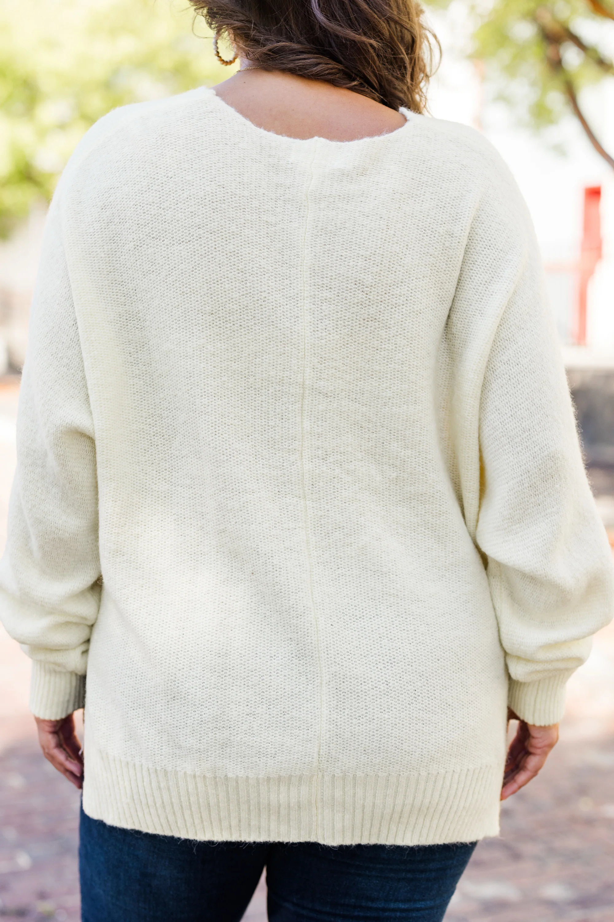 Hanging Around Sweater, Cream - Giverhouse