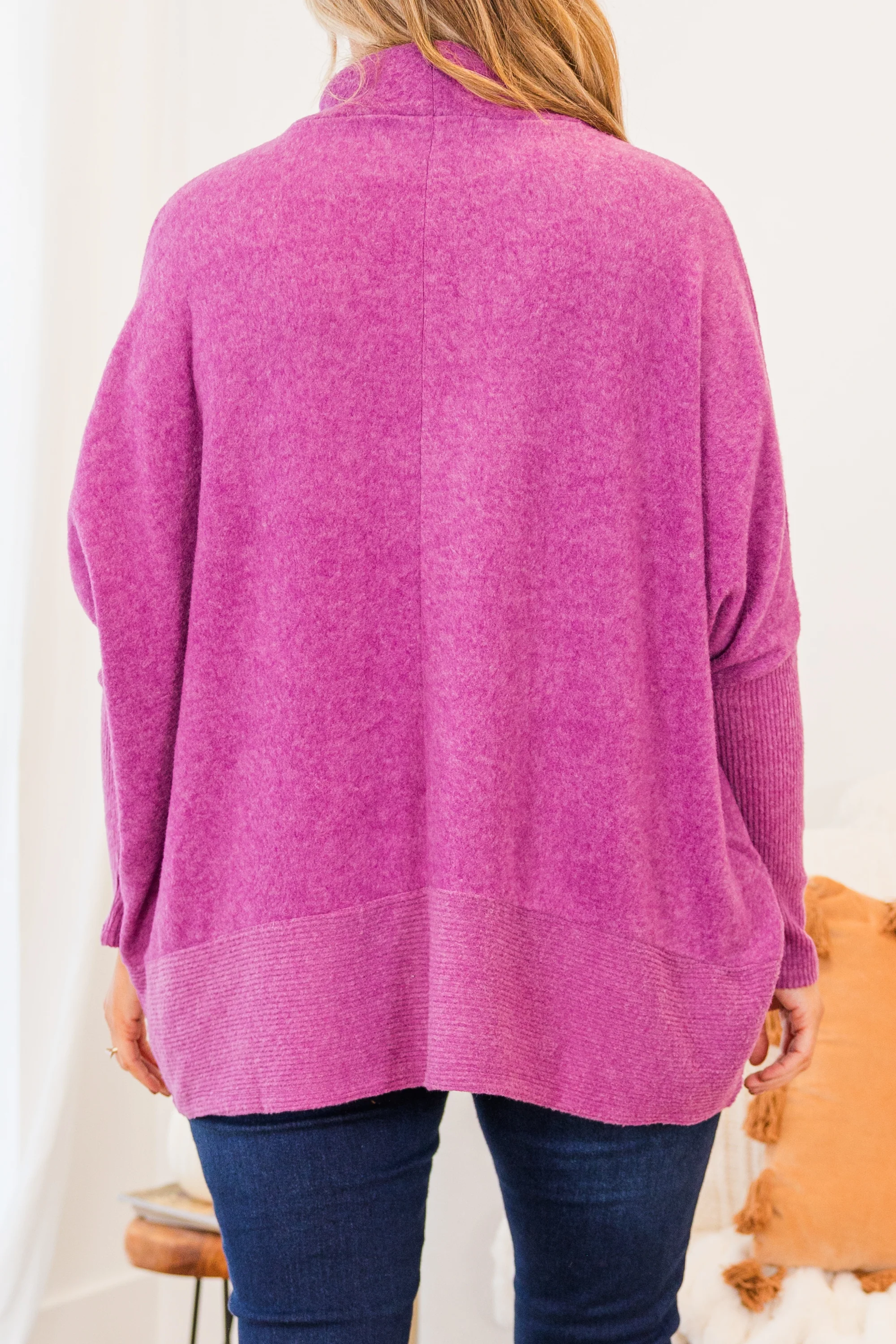 Mind Made Up On You Sweater, Light Plum - Giverhouse