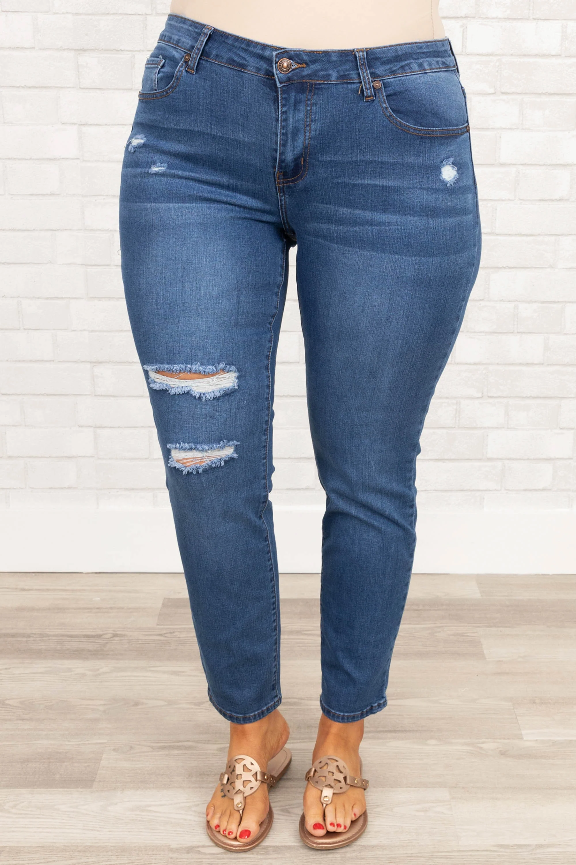 Naturally You Jeggings, Medium Wash - Giverhouse