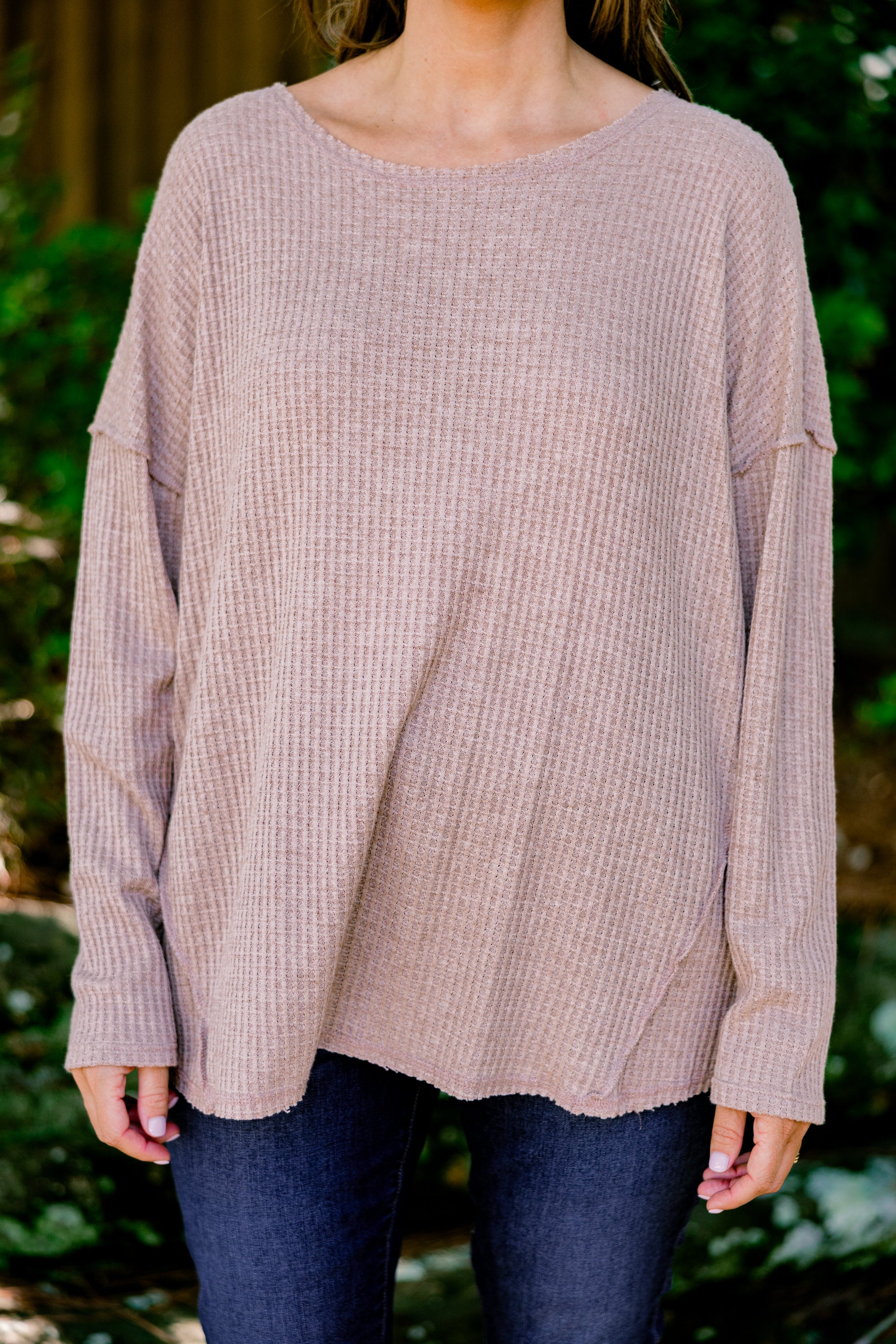 Can't Stop Love Top, Taupe - Giverhouse