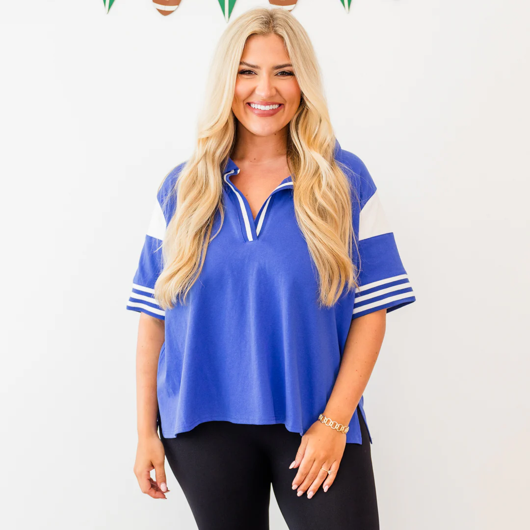 Game Face On Top, Blue - Giverhouse