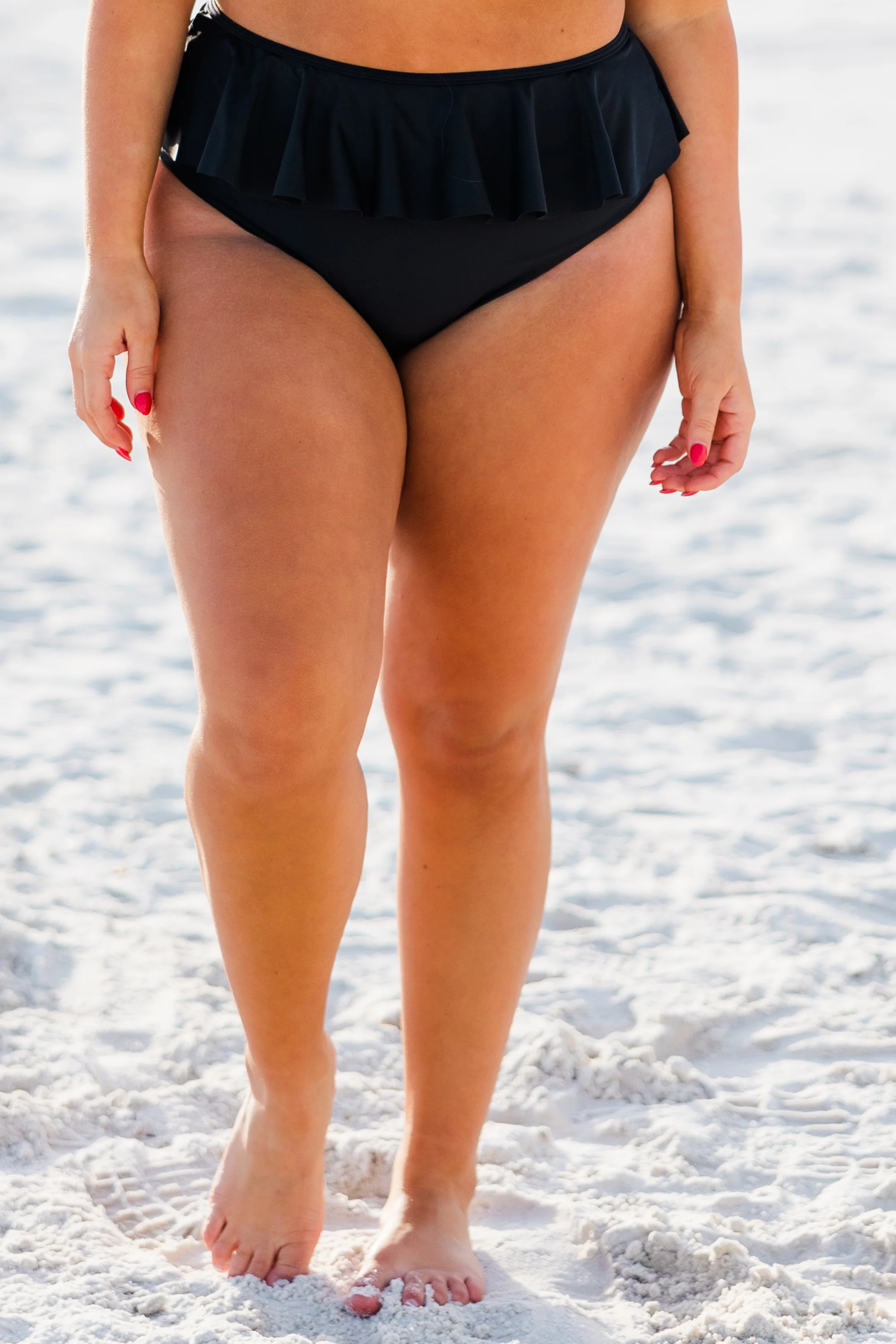 Sugar Sands Swim Bottom, Black - Giverhouse