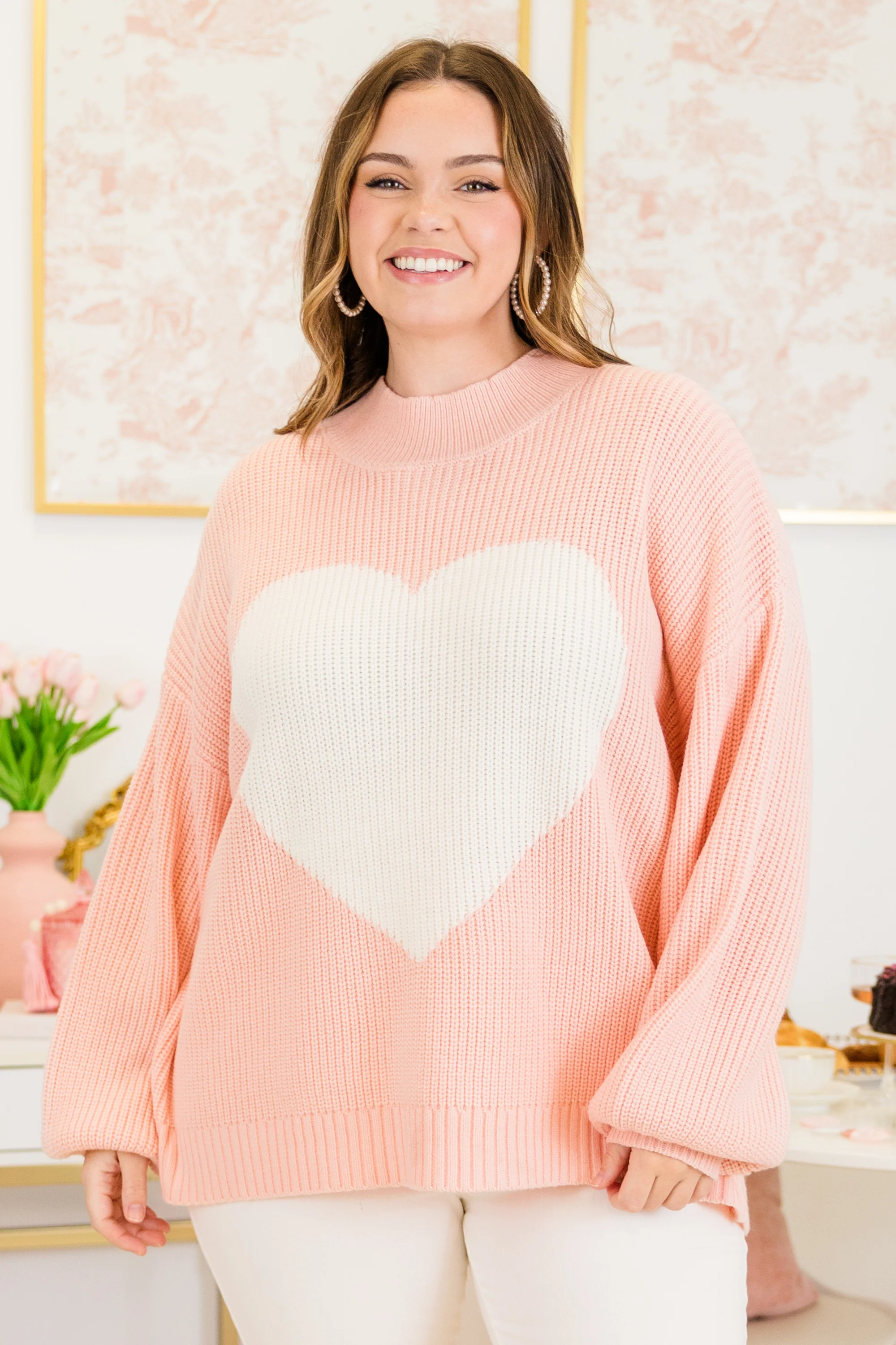 Love And Lust Sweater, Pink - Giverhouse