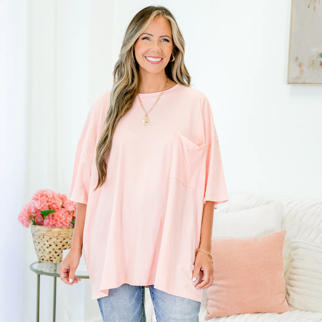 It Comes Naturally Top, Dusty Pink - Giverhouse