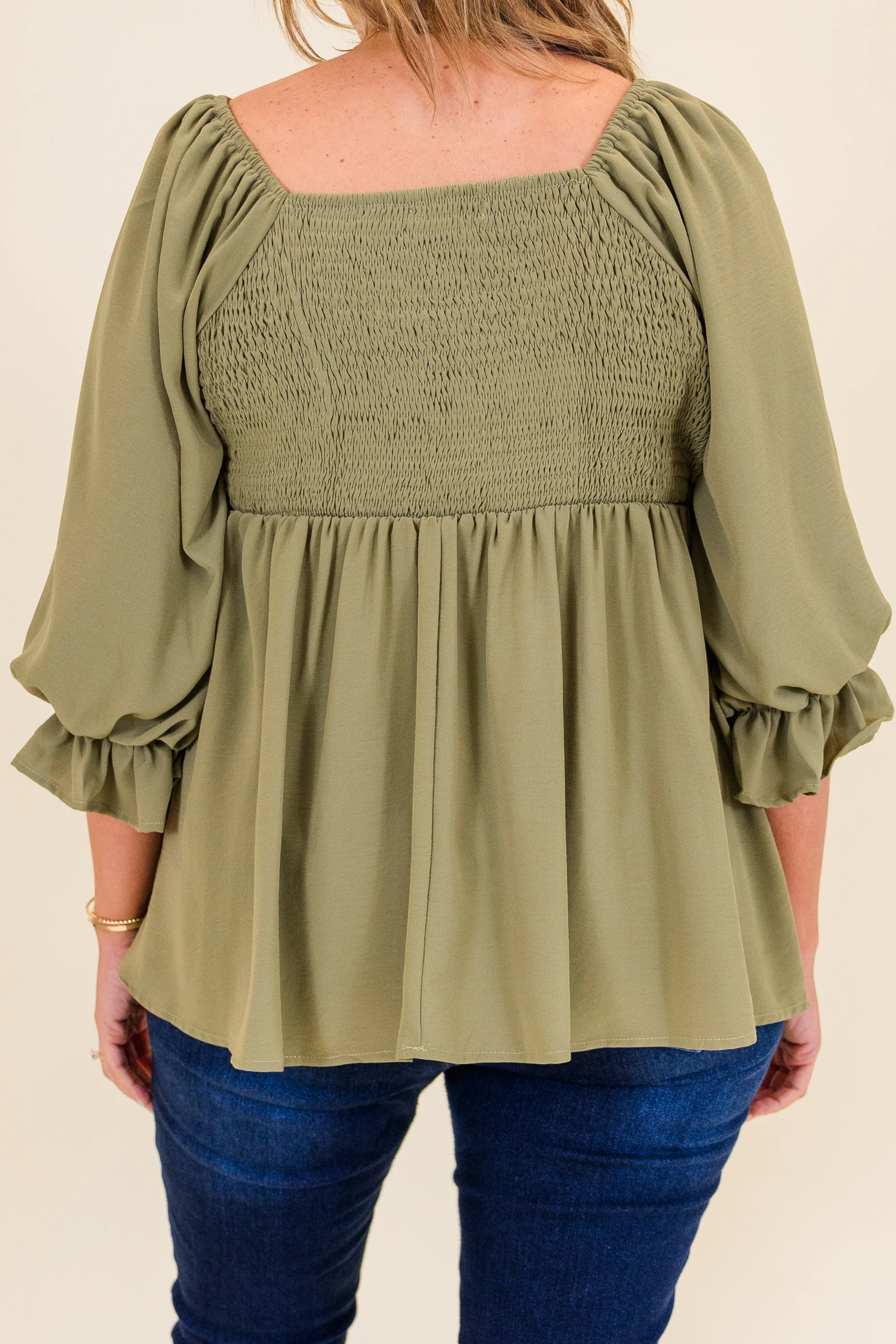 Create Opportunity Top, Olive - Giverhouse