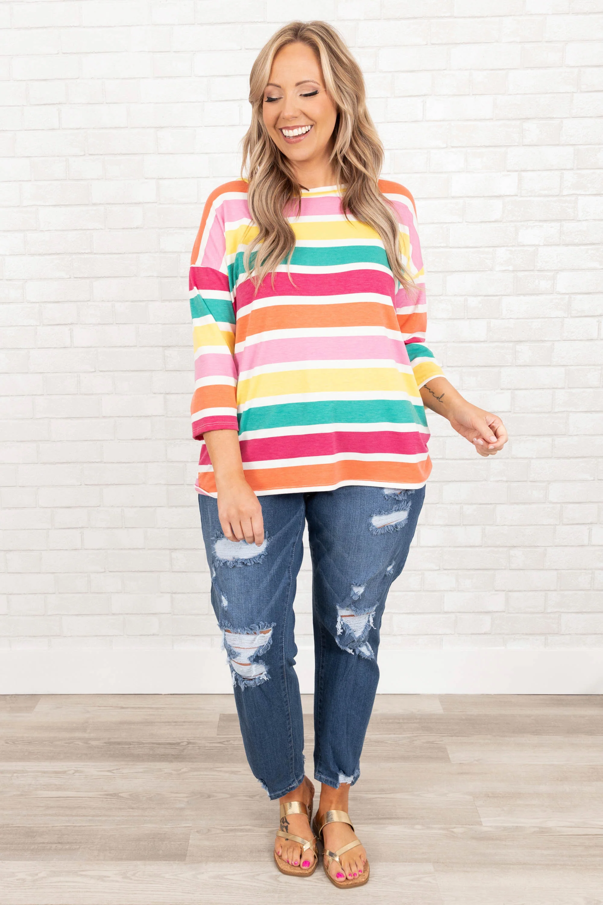 Trust In Our Love Jeans, Medium Wash - Giverhouse