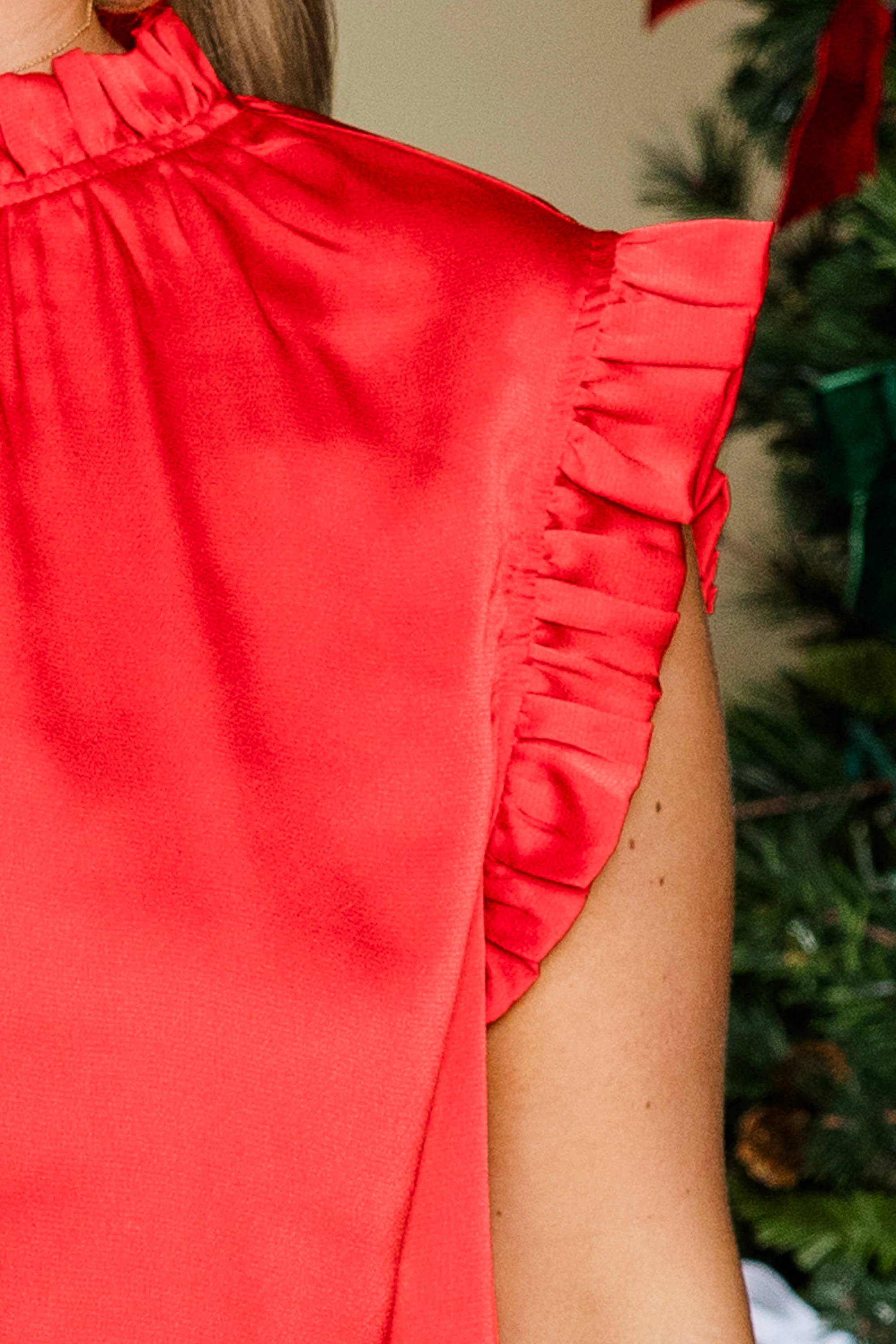 Good Luck Babe Top, Red - Giverhouse