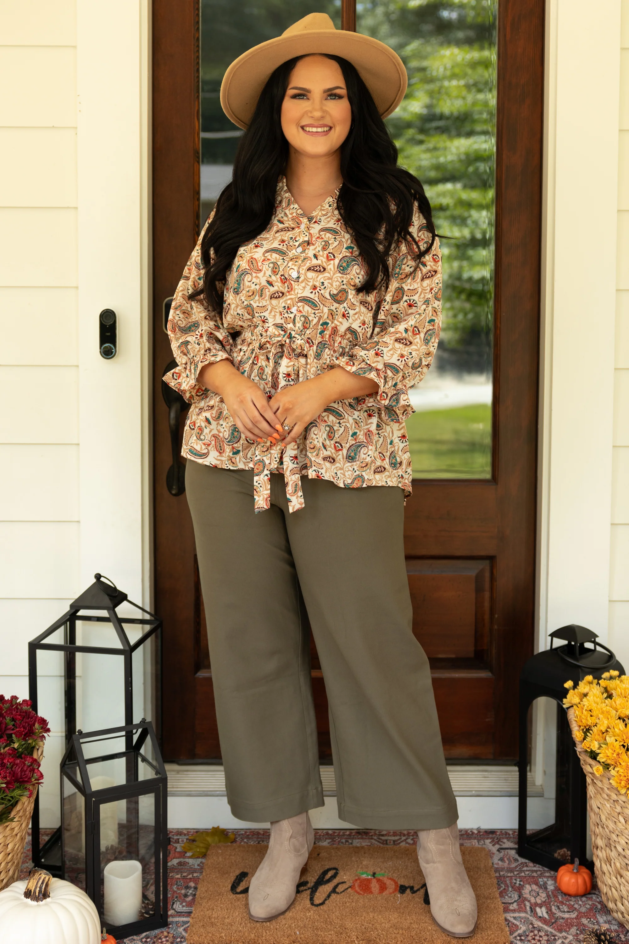 Clear Cut Capris, Olive - Giverhouse