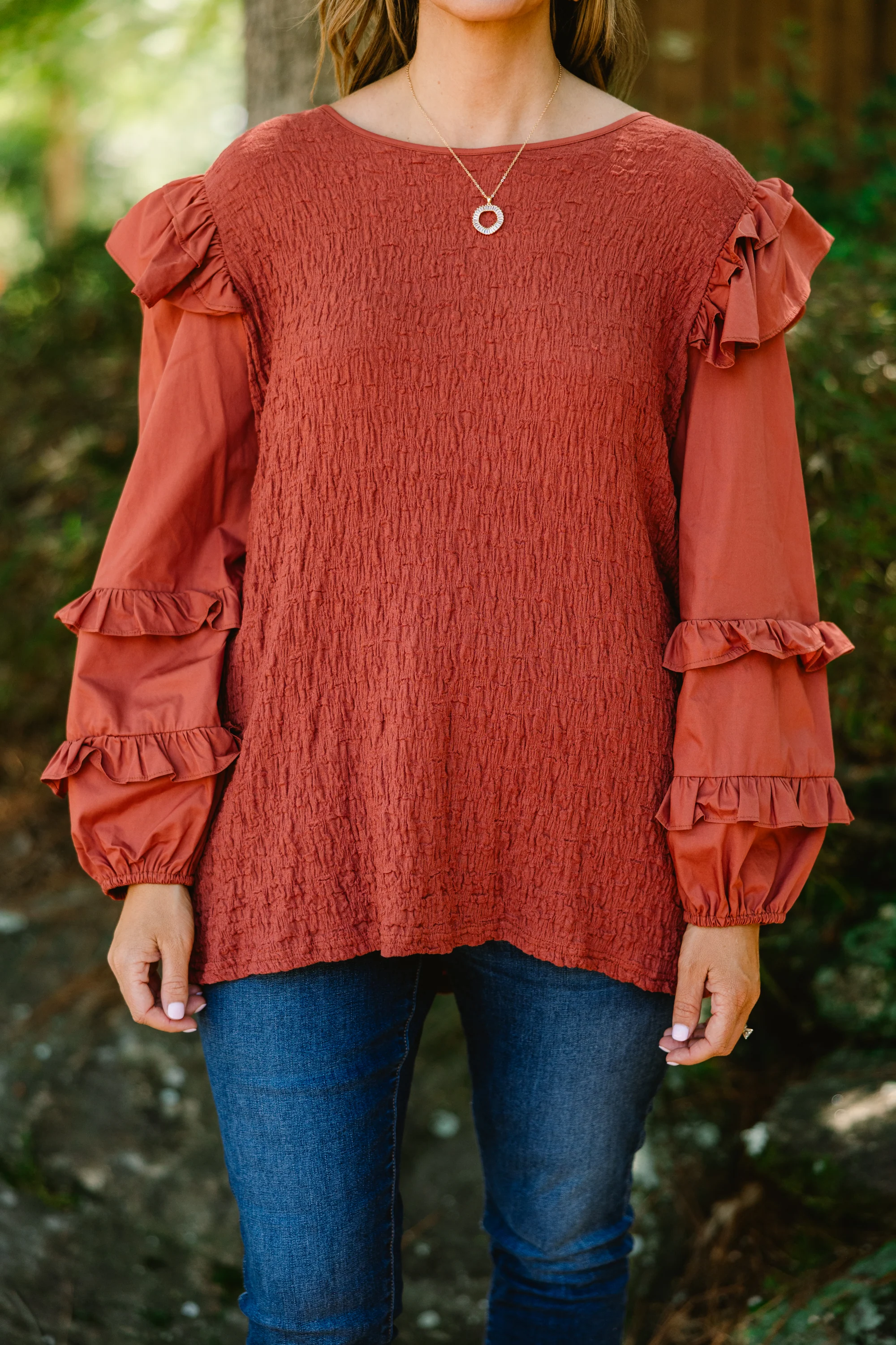 Inner Light Top, Orange - Giverhouse