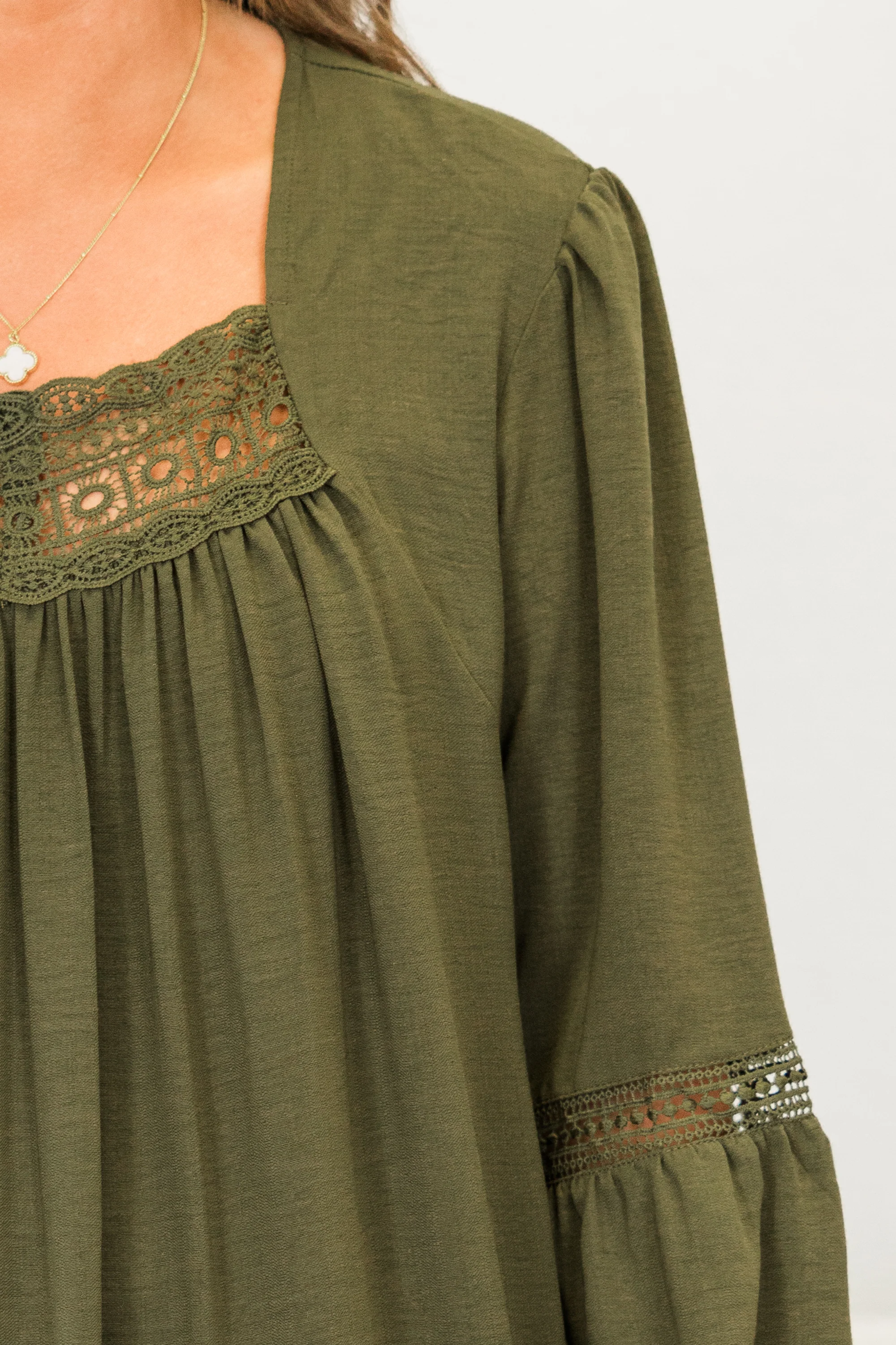 Words Of Affirmation Top, Green - Giverhouse