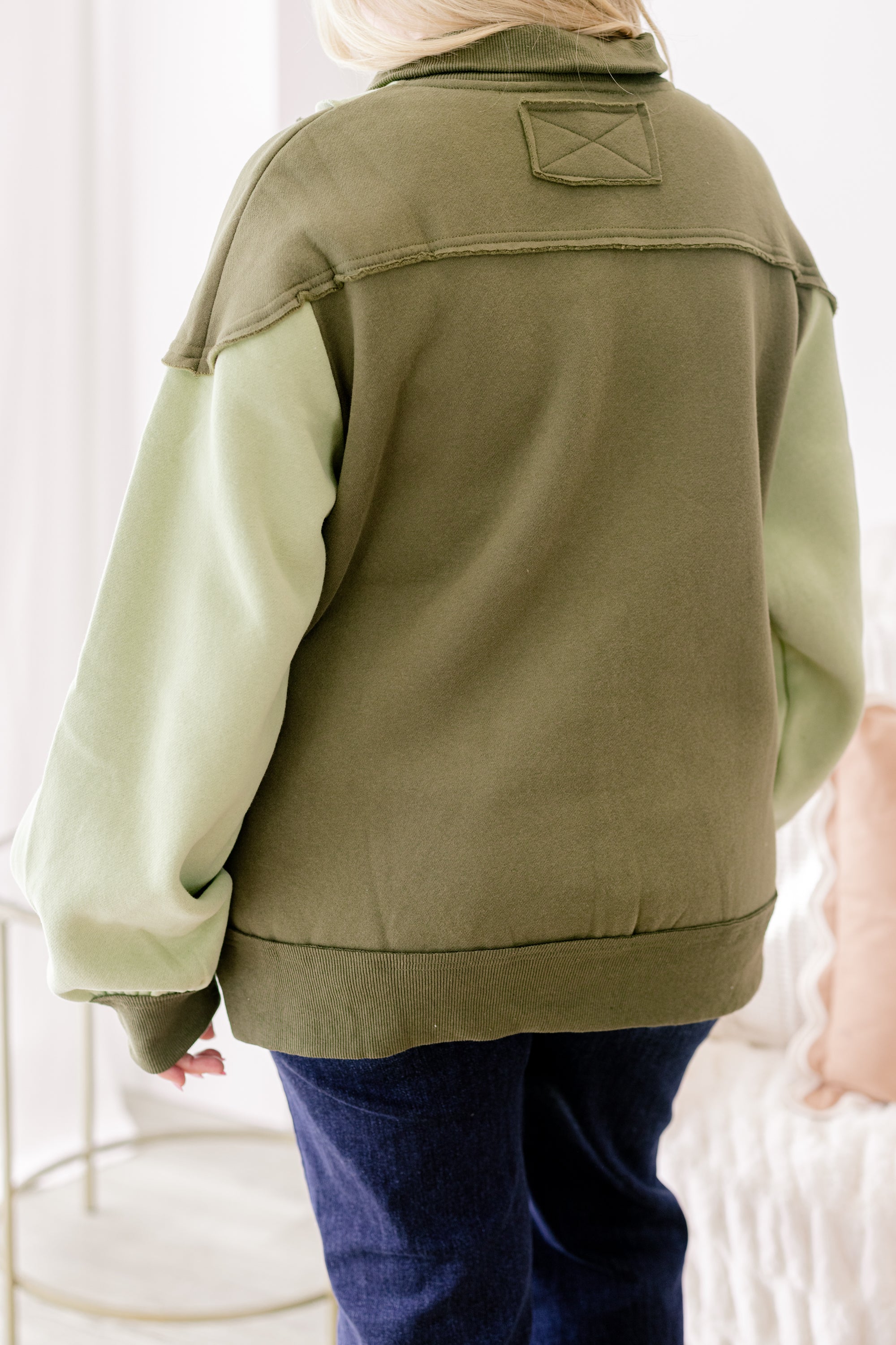 All We Want Pullover, Green - Giverhouse