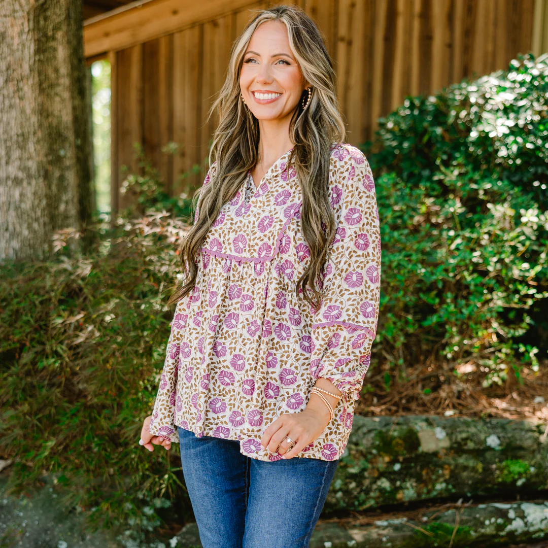 Take What I Can Get Top, Brown - Giverhouse