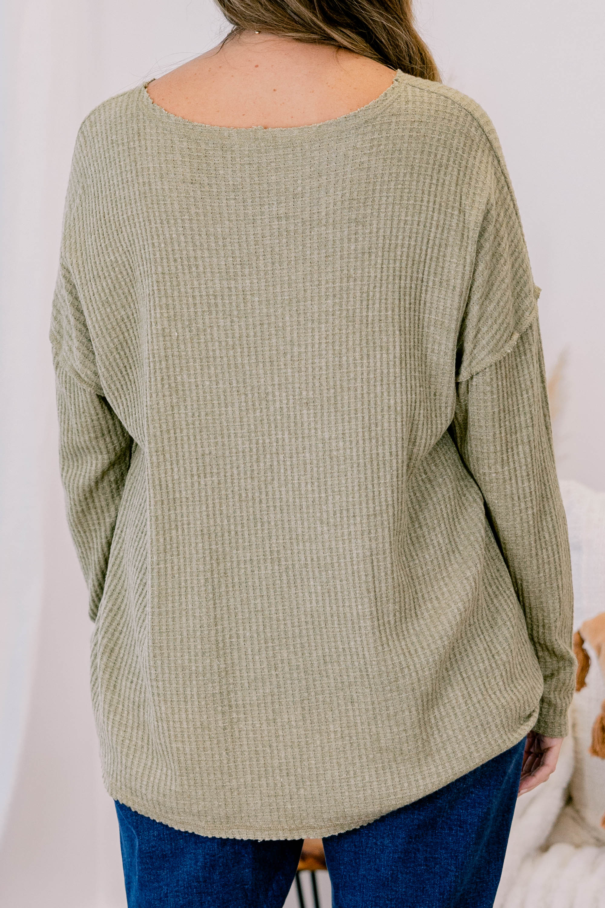 Can't Stop Love Top, Olive - Giverhouse