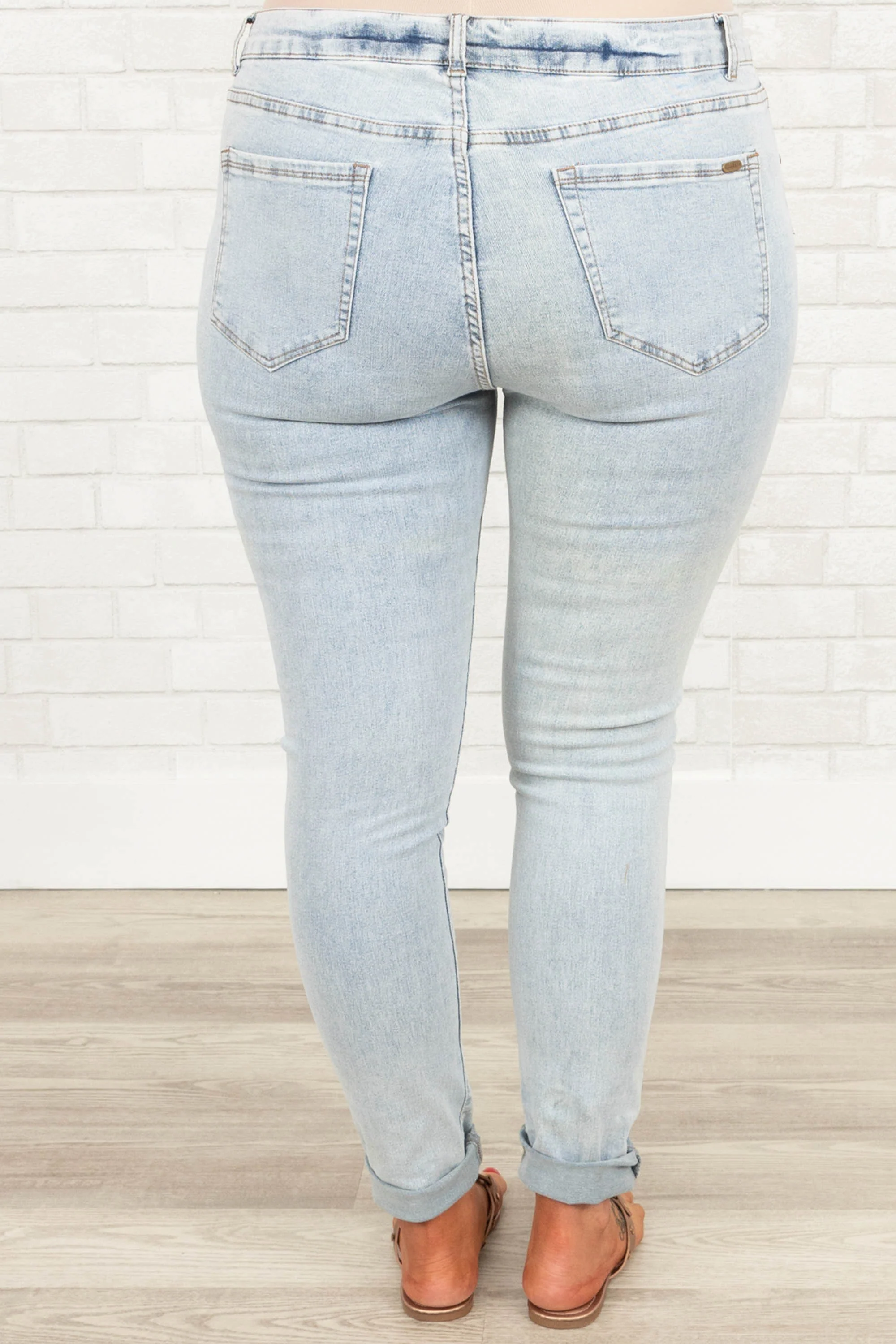 Rockstar Dreams Jeans, Light Wash - Giverhouse