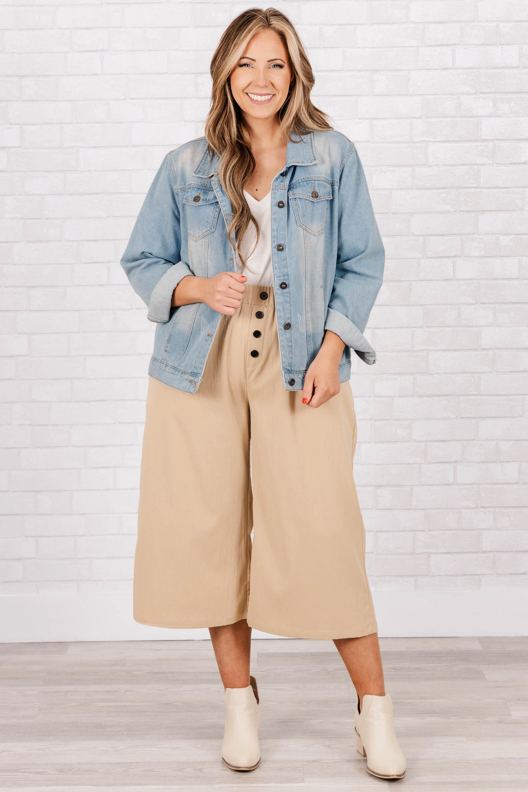 Buttons and Bells Pants, Mocha - Giverhouse