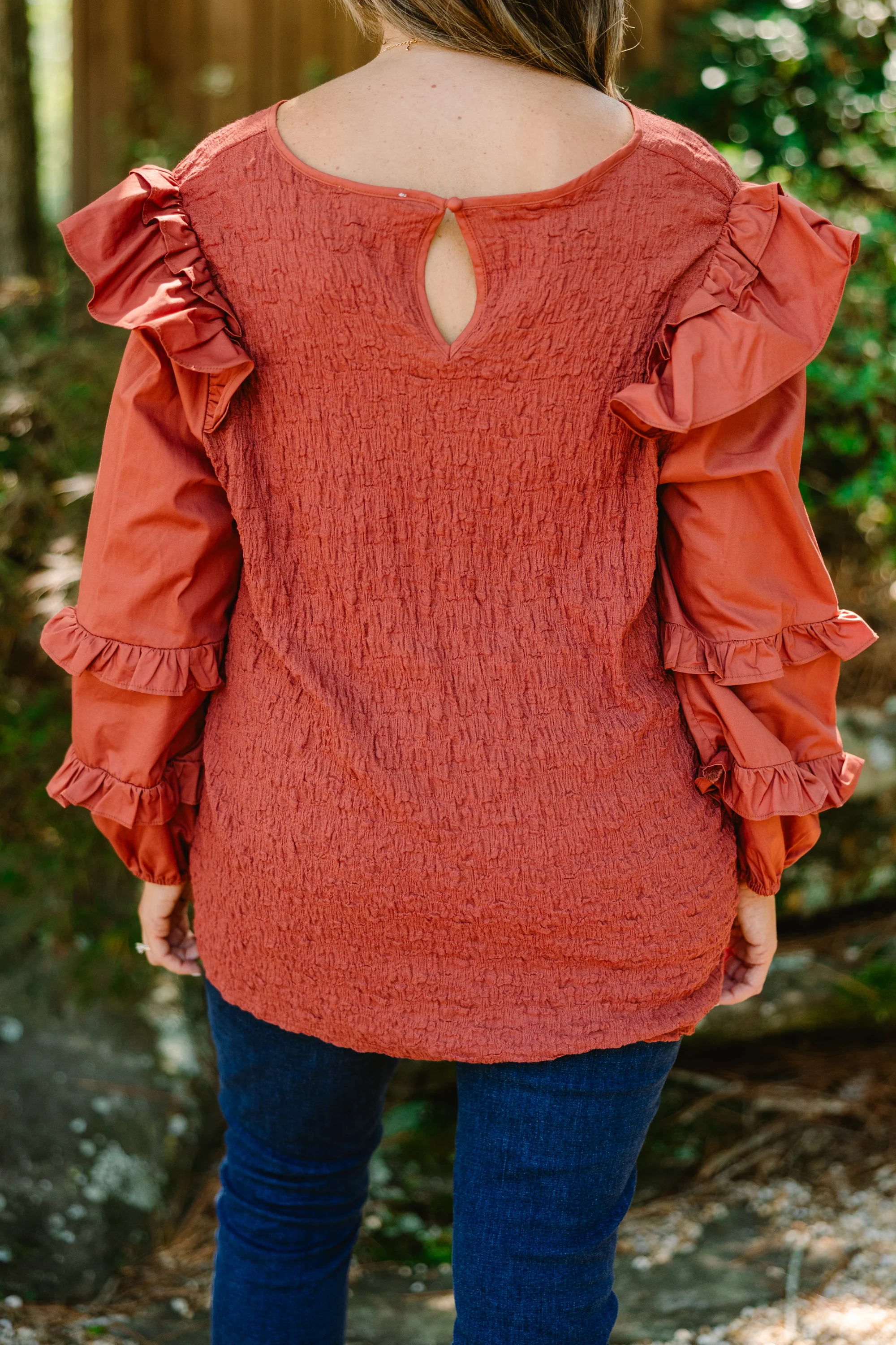 Inner Light Top, Orange - Giverhouse