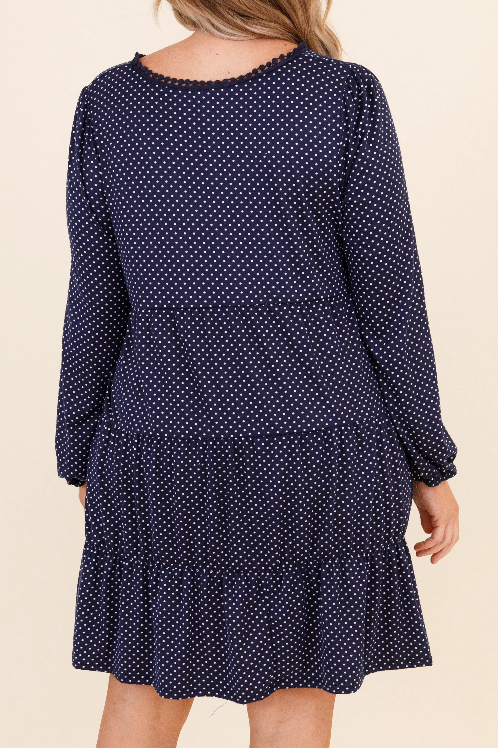 My Affirmation Dress, Navy - Giverhouse