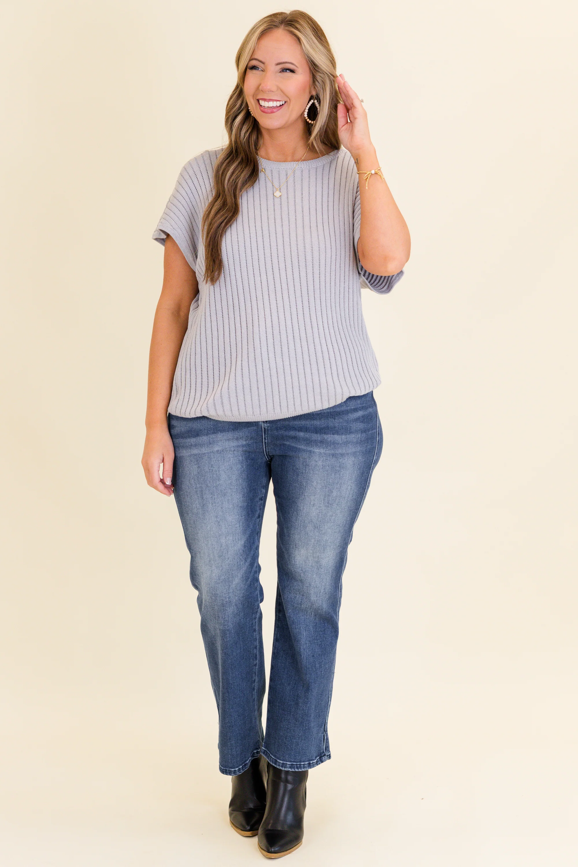 I'm In Charge Jeans, Medium Wash - Giverhouse