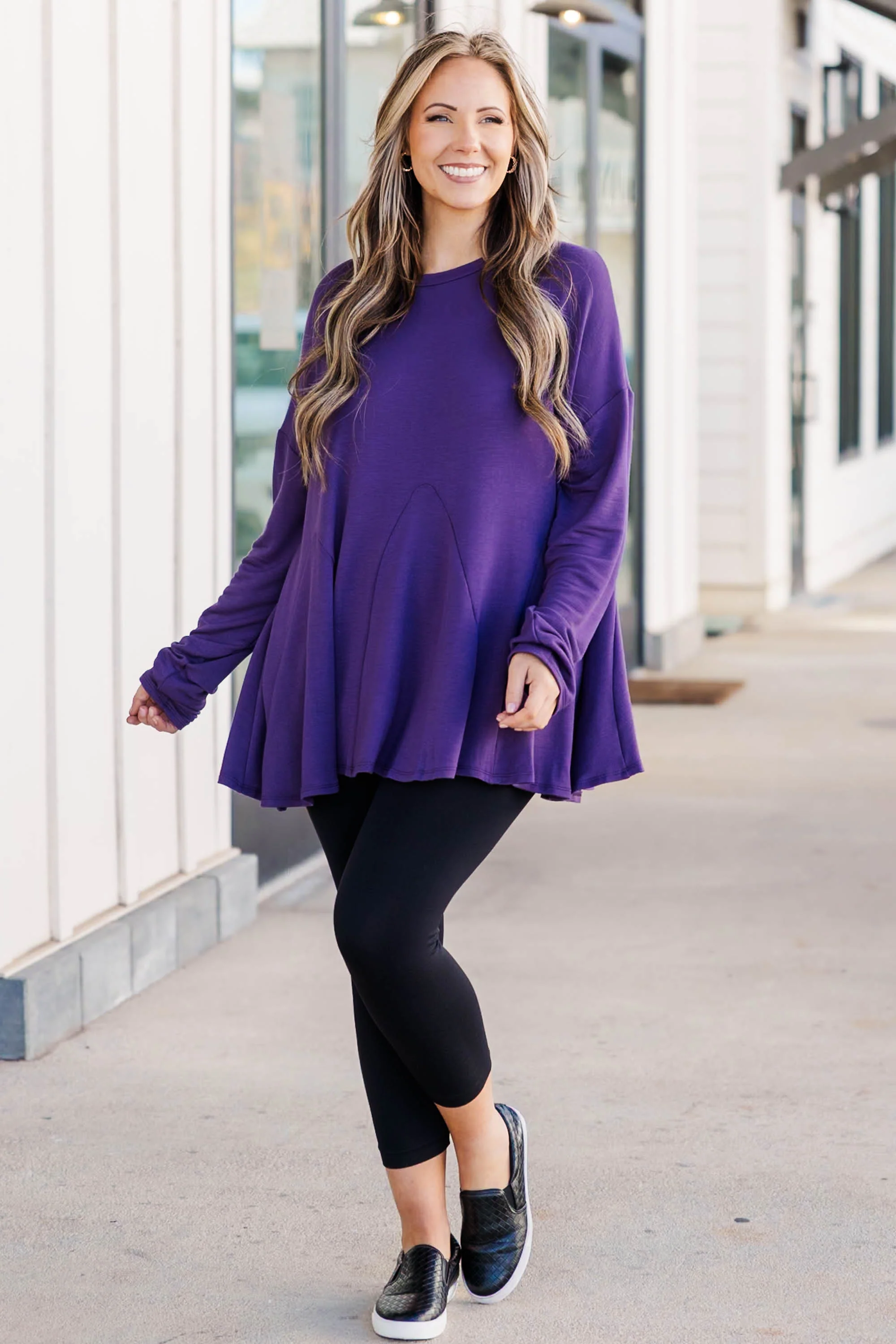 A Time For Change Top, Purple - Giverhouse