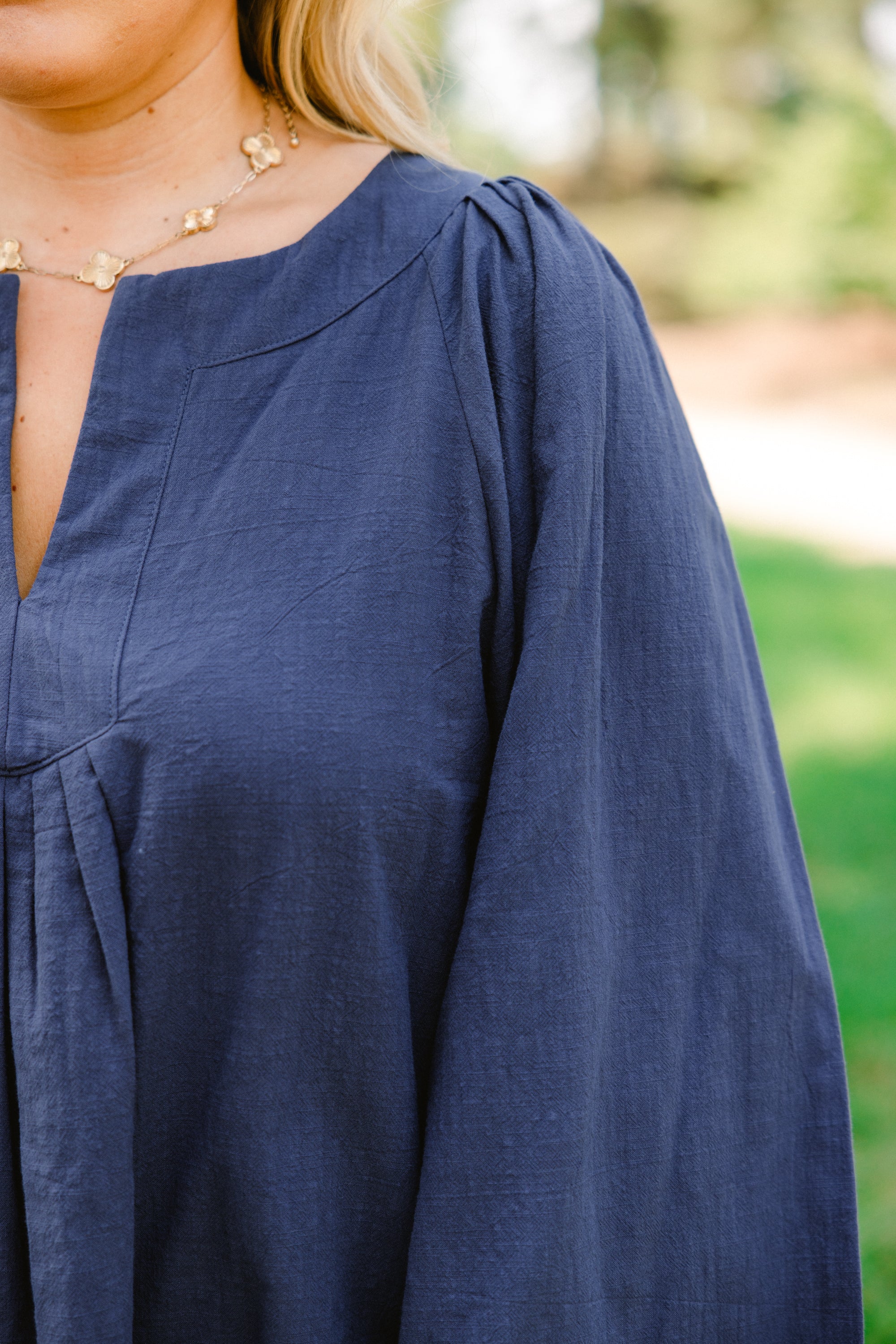 Free Like The Wind Top, Blue - Giverhouse