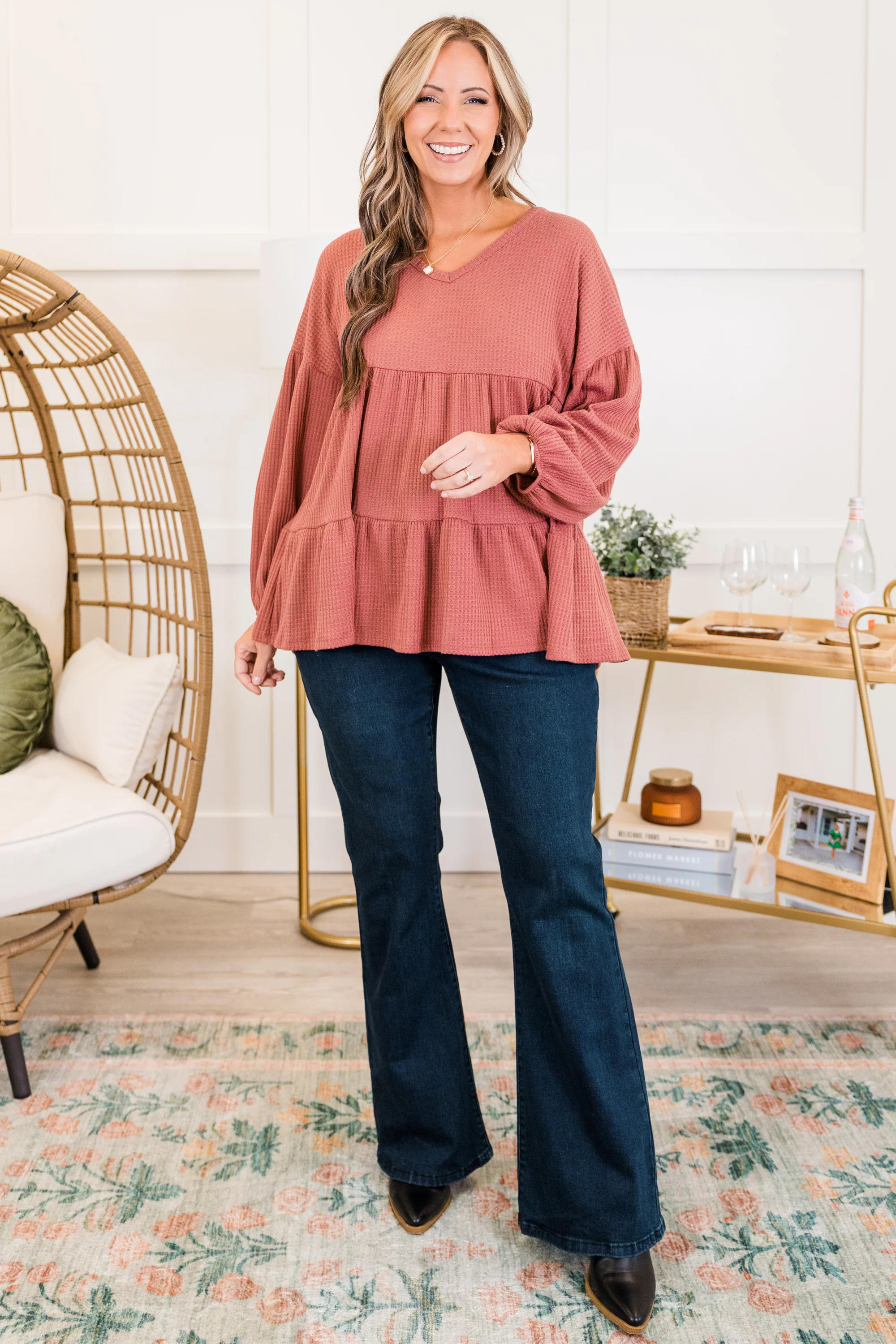 Good Signs Top, Mauve - Giverhouse