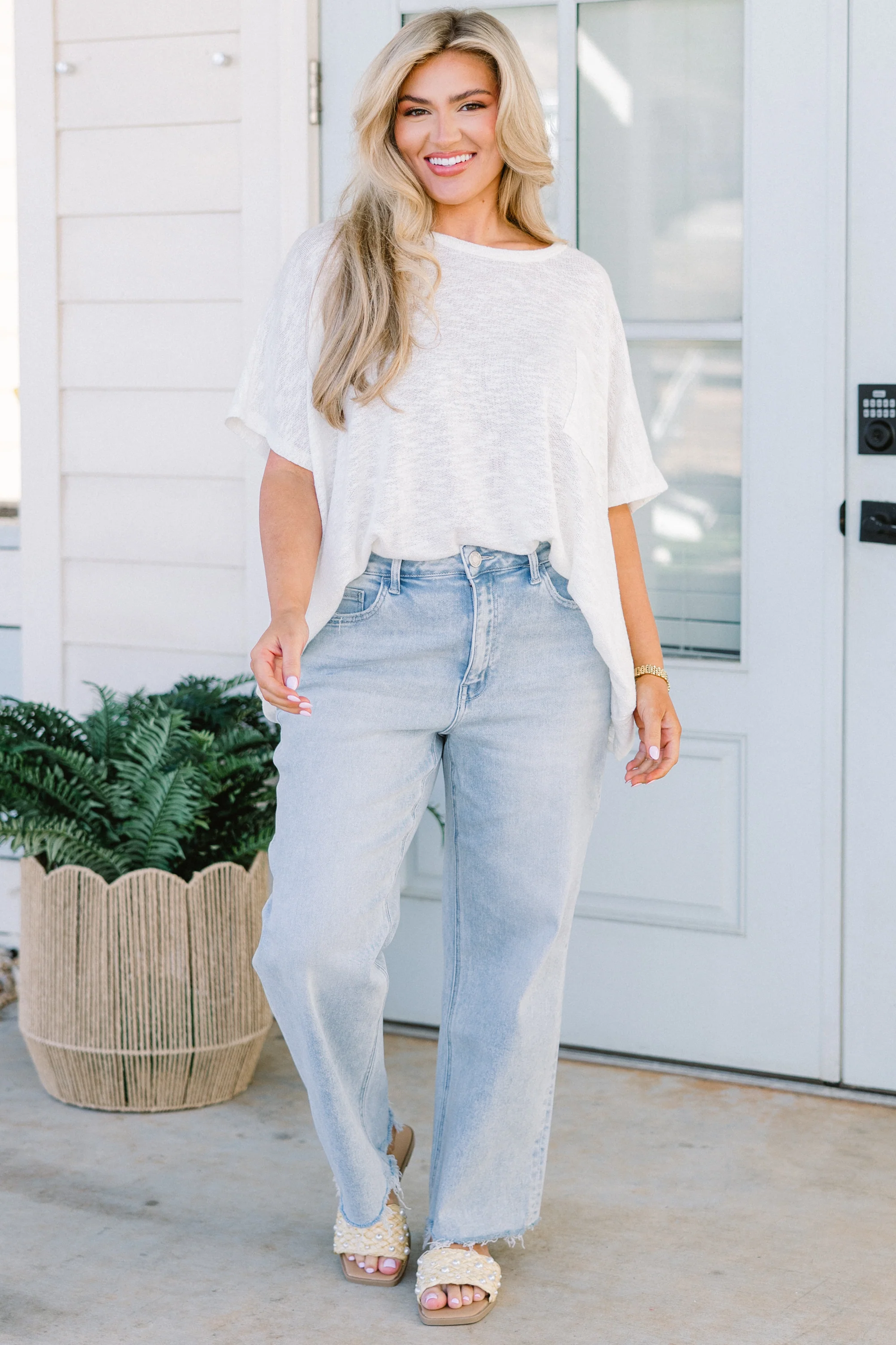 Hard At Work Jeans, Light Wash - Giverhouse