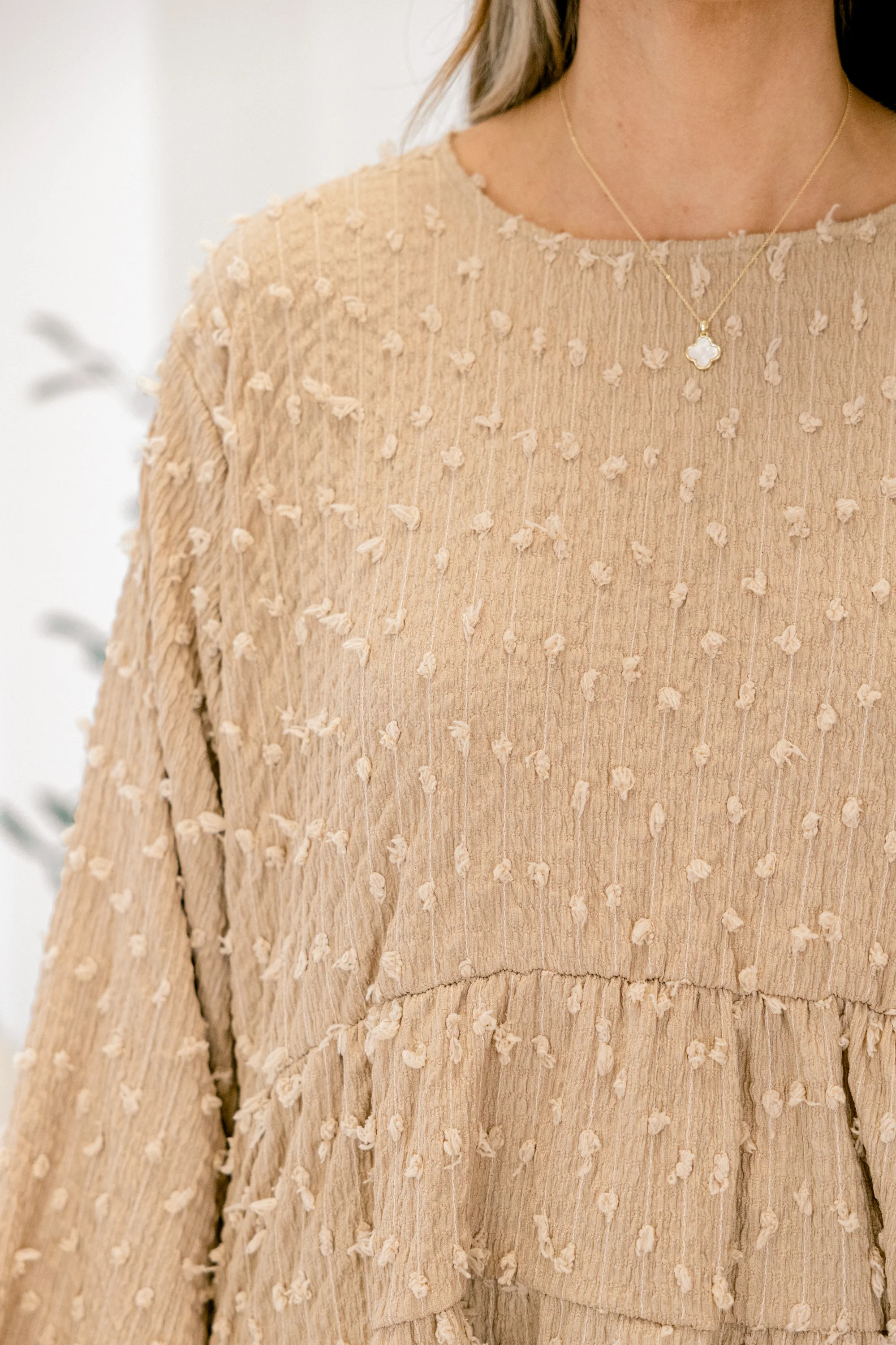 Sweet As Ever Top, Brown - Giverhouse