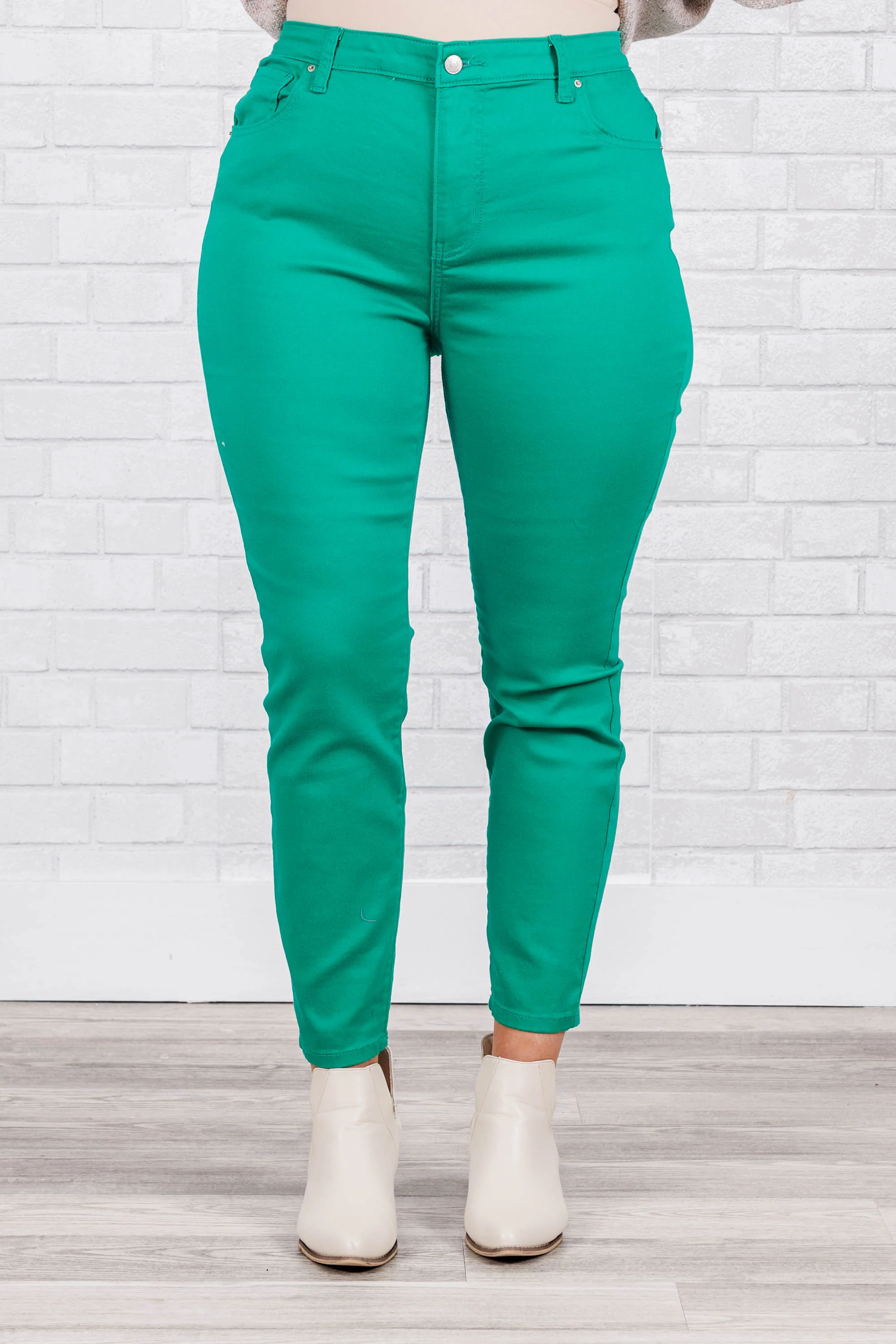 I'm That Girl Jeans, Kelly Green - Giverhouse