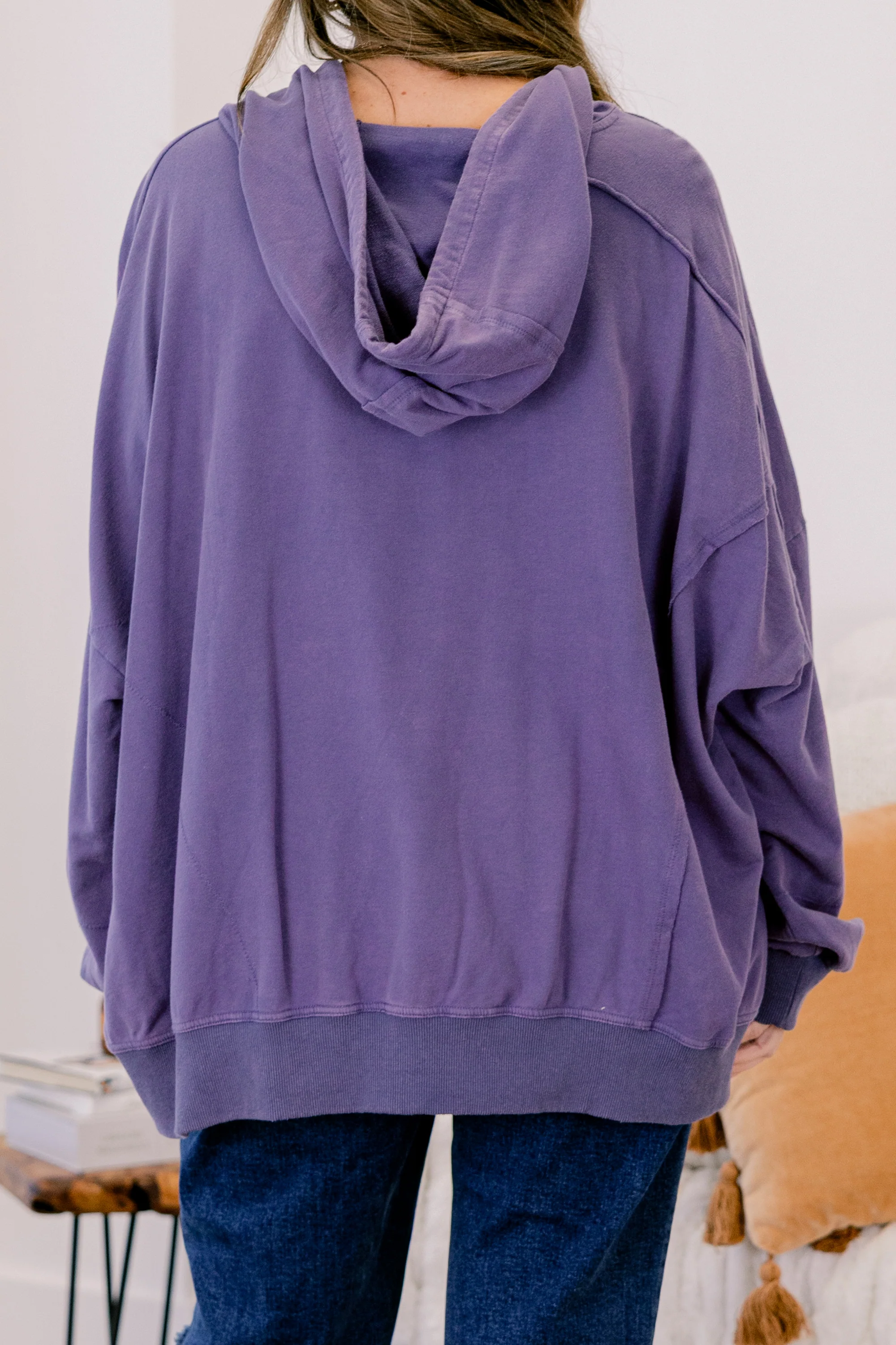 Happy Days Ahead Hoodie, Blue - Giverhouse