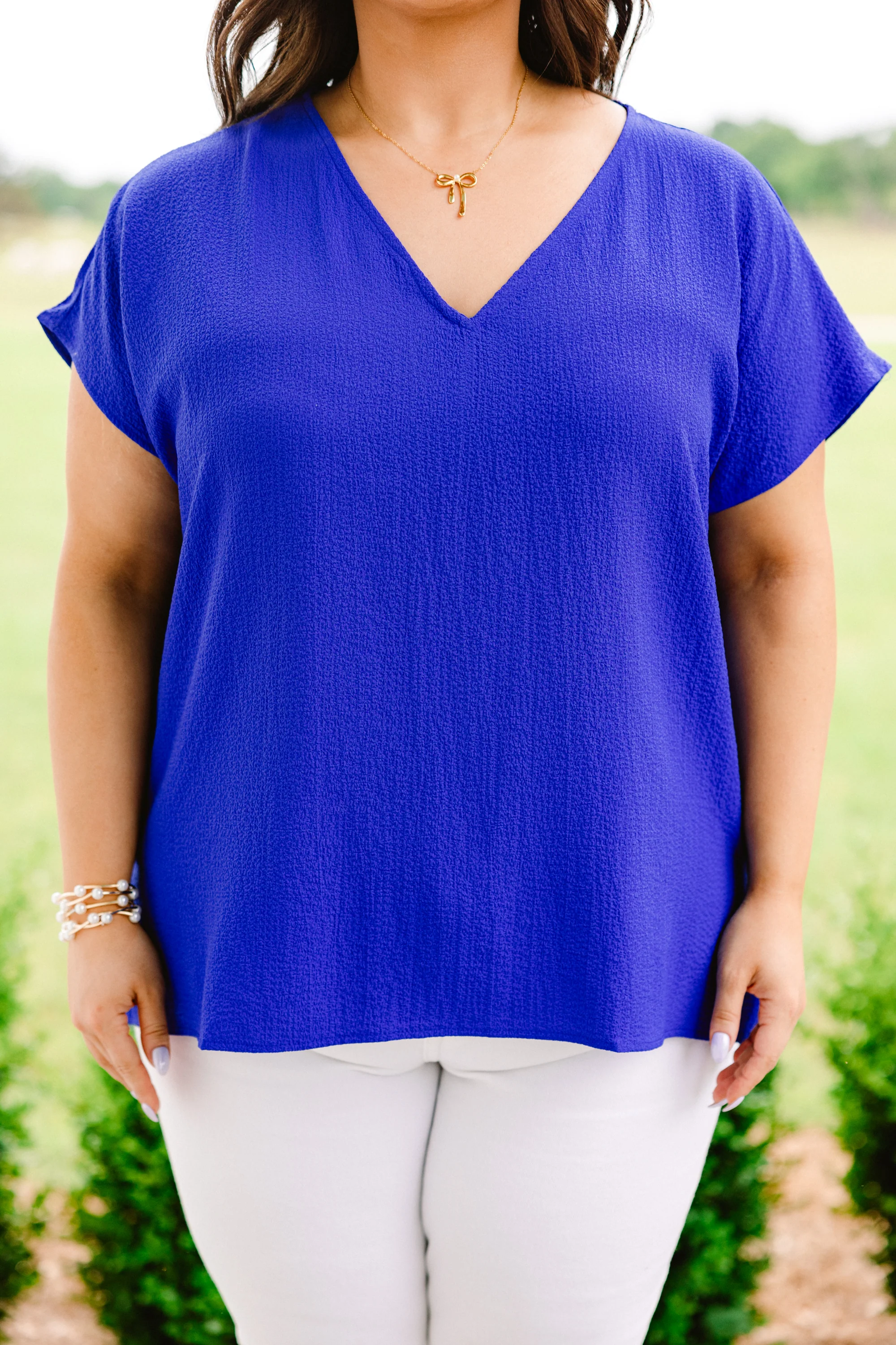 Our Oasis Top, Royal Blue - Giverhouse