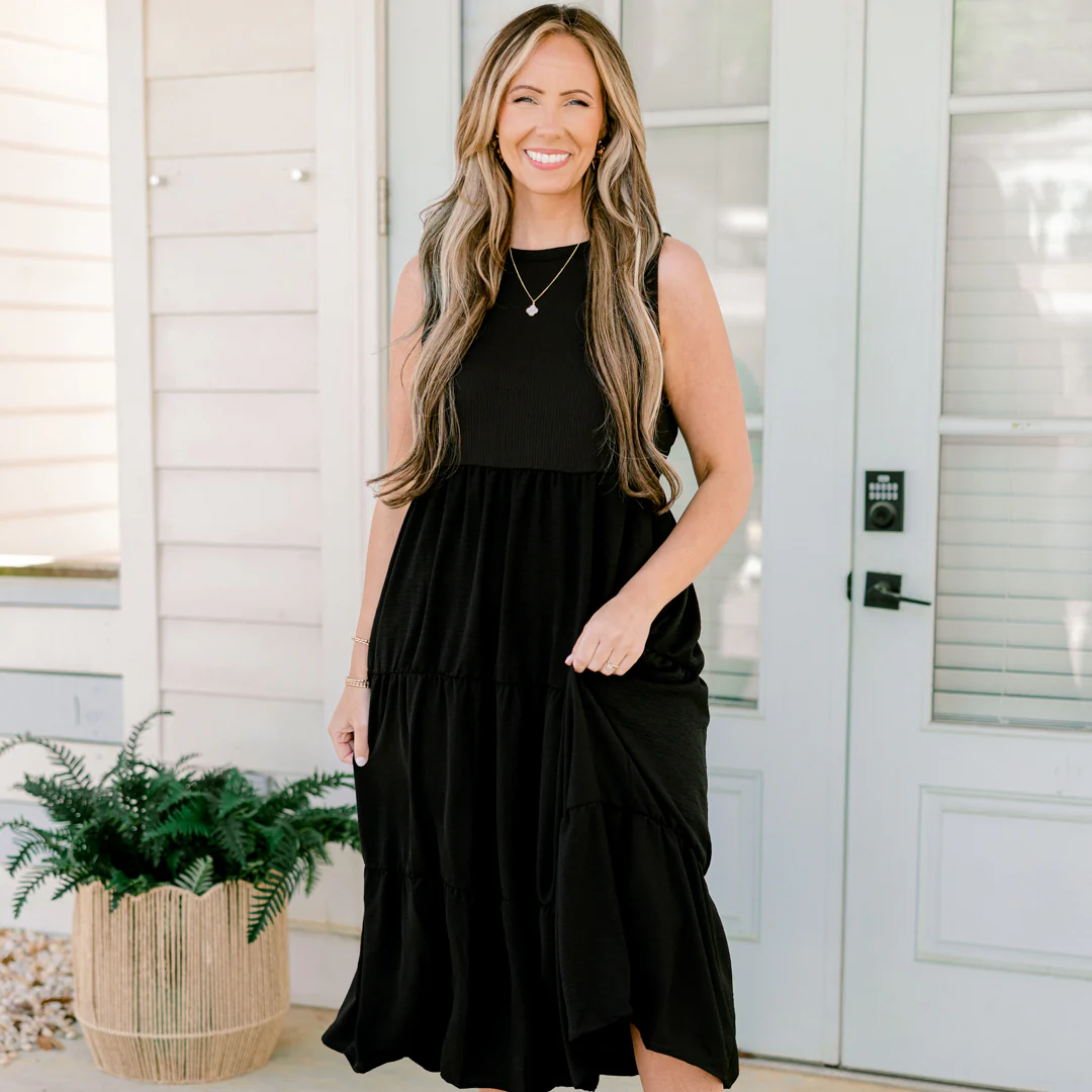 Keep It Up Dress, Black - Giverhouse