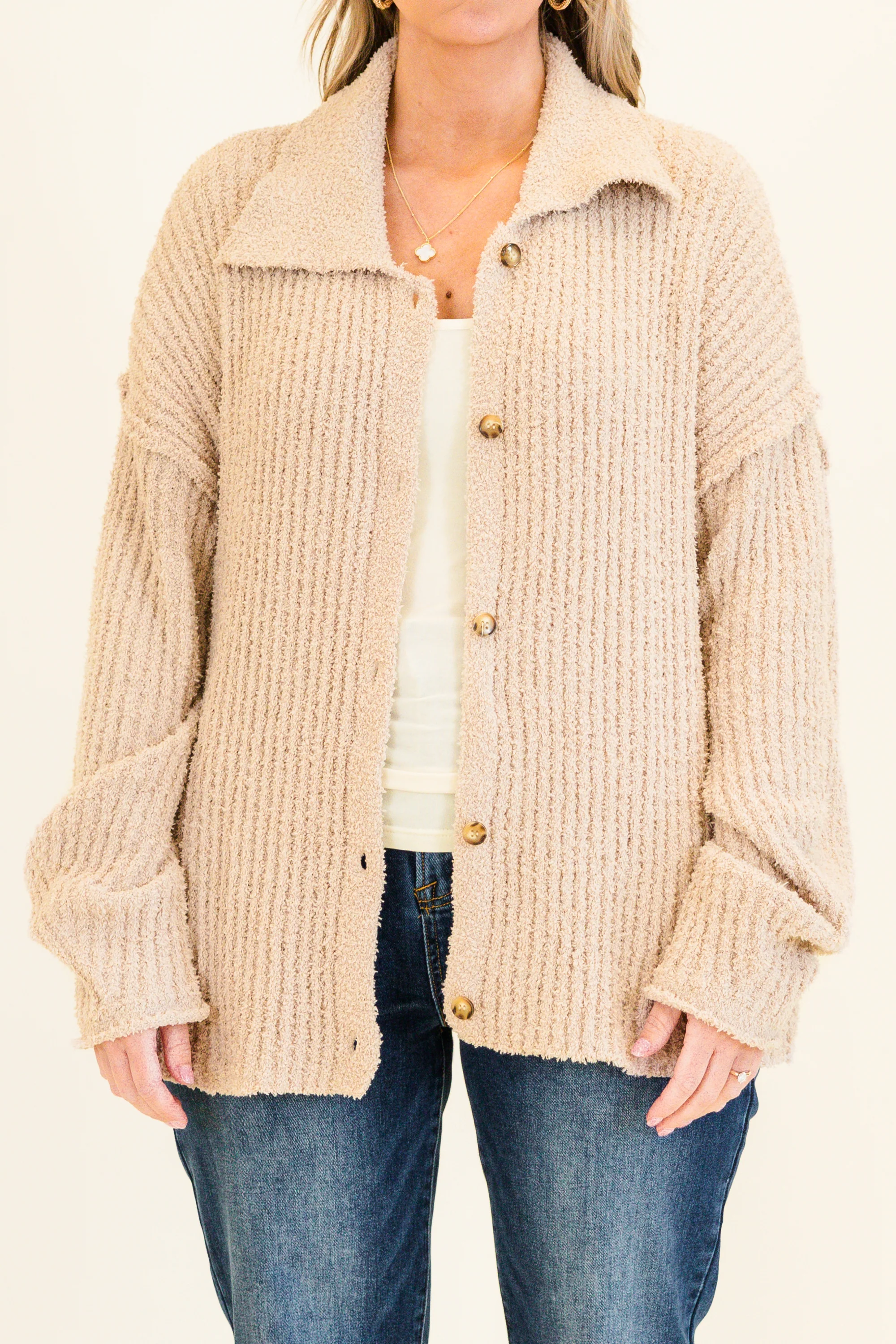 Call It Fate Cardigan, Brown - Giverhouse