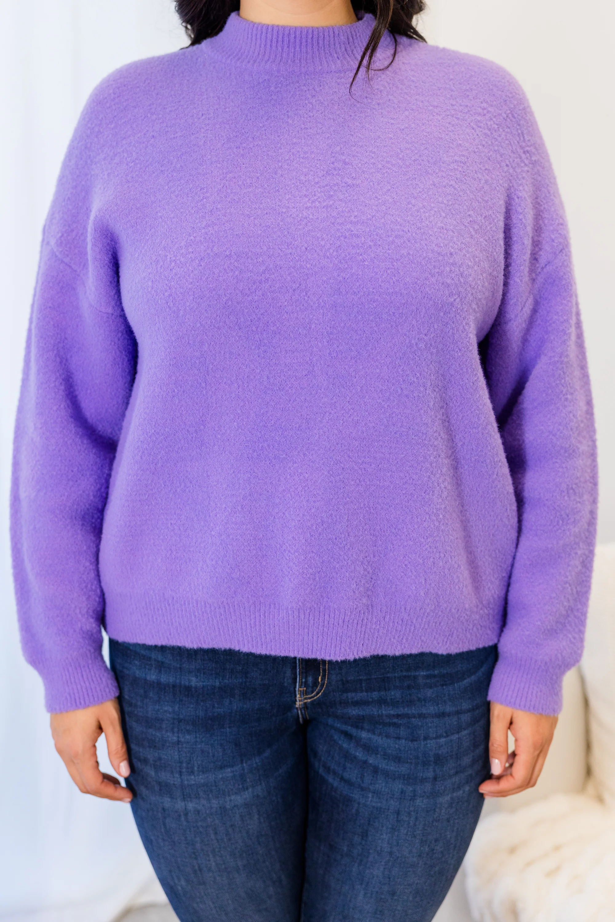 Hug Me Sweater, Lavender - Giverhouse