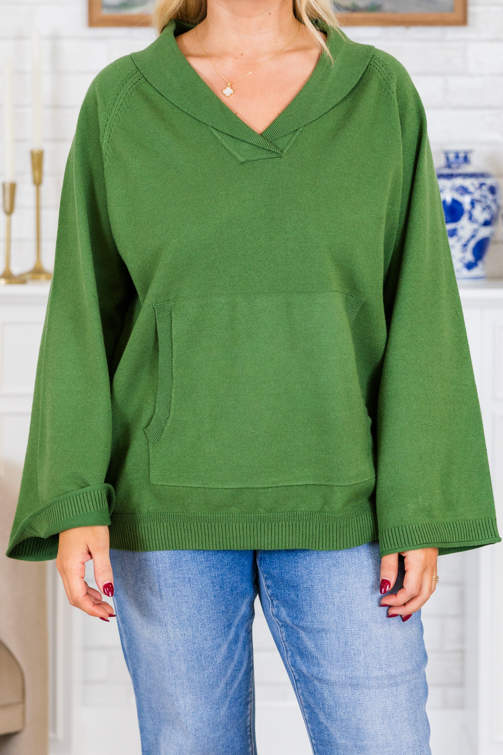 All You Do Sweater, Olive - Giverhouse