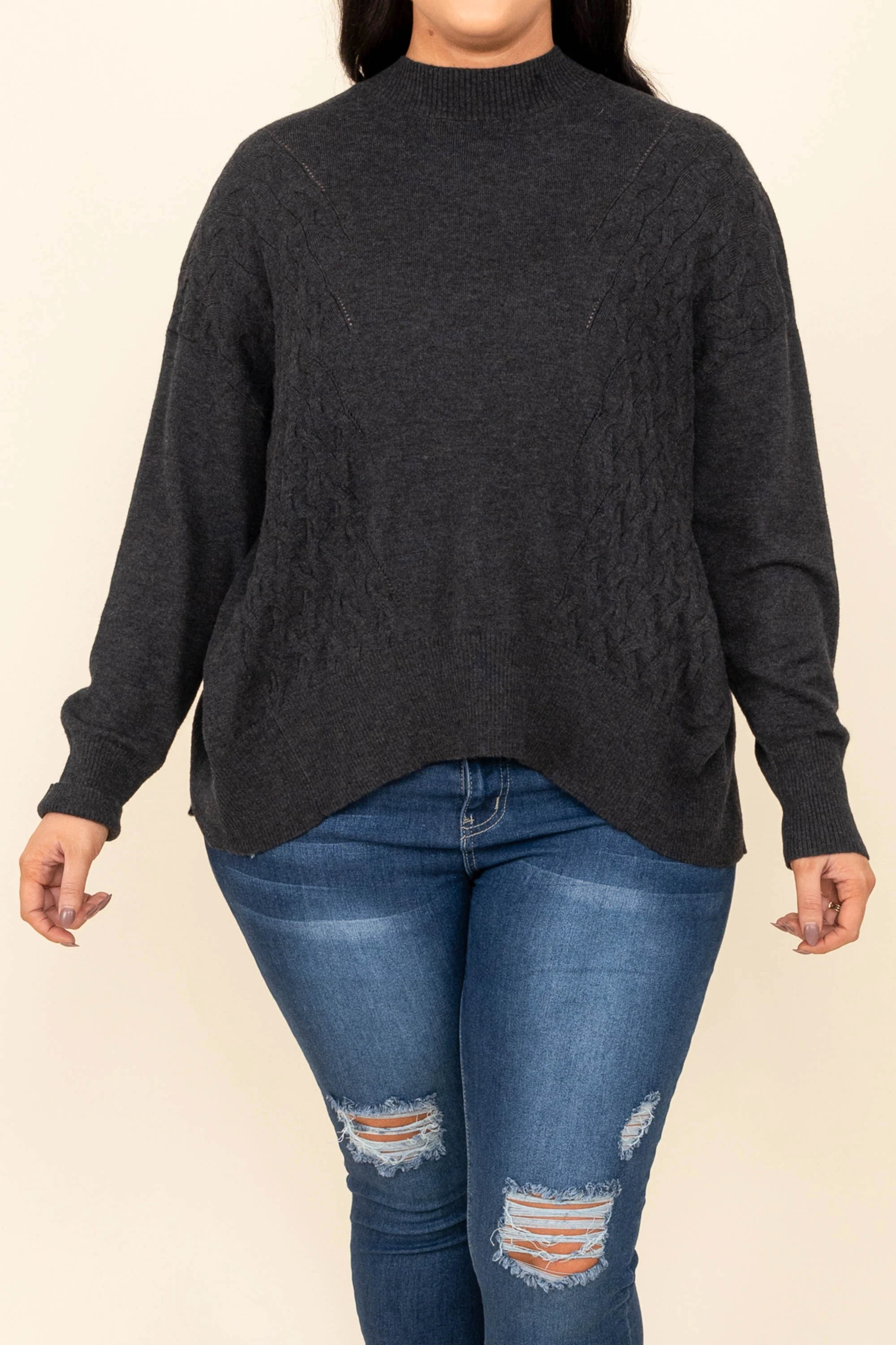 Working Wonders Top, Gray - Giverhouse