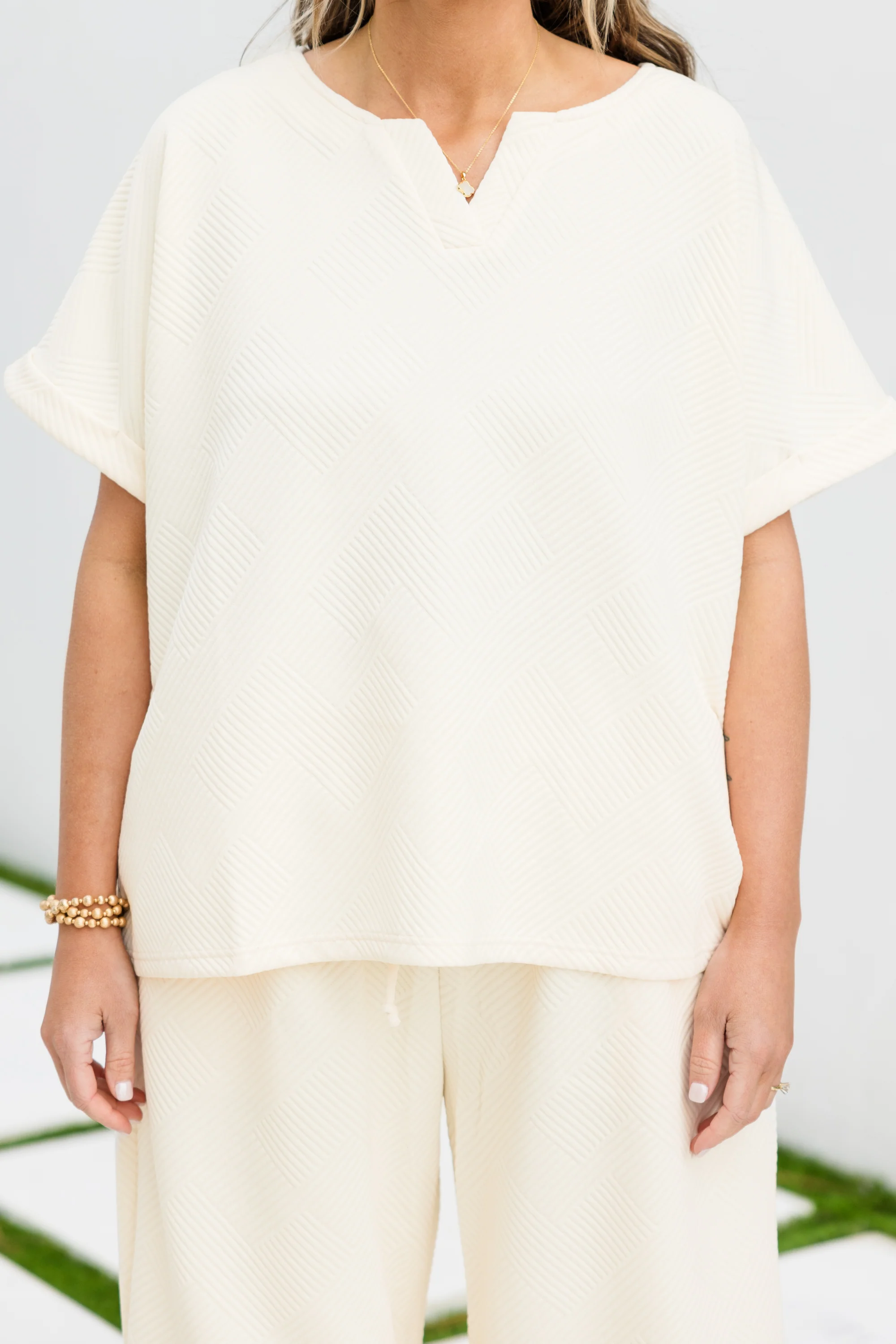 Can't Live Without Top, Ivory - Giverhouse