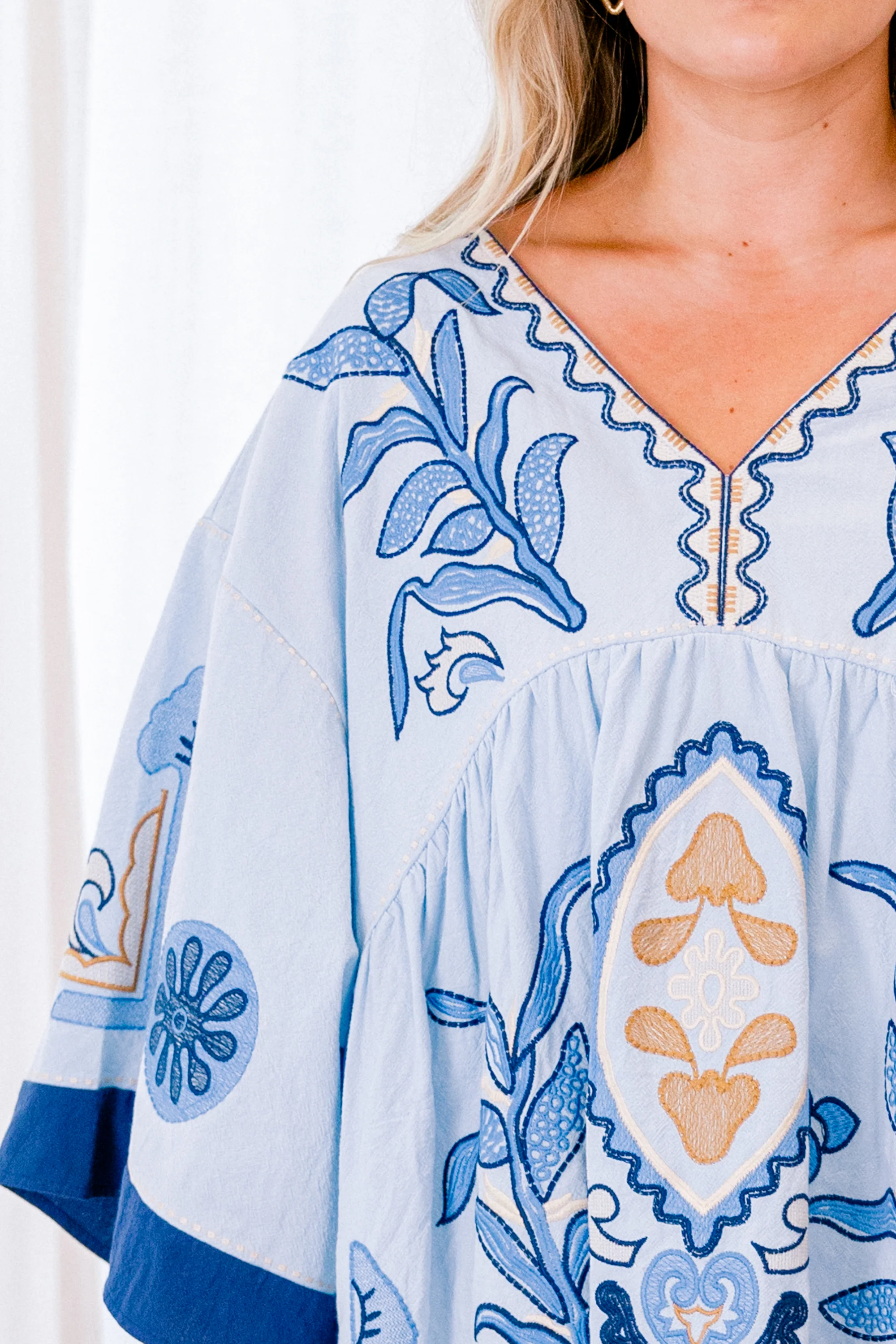 Tranquil Waters Top, Blue - Giverhouse