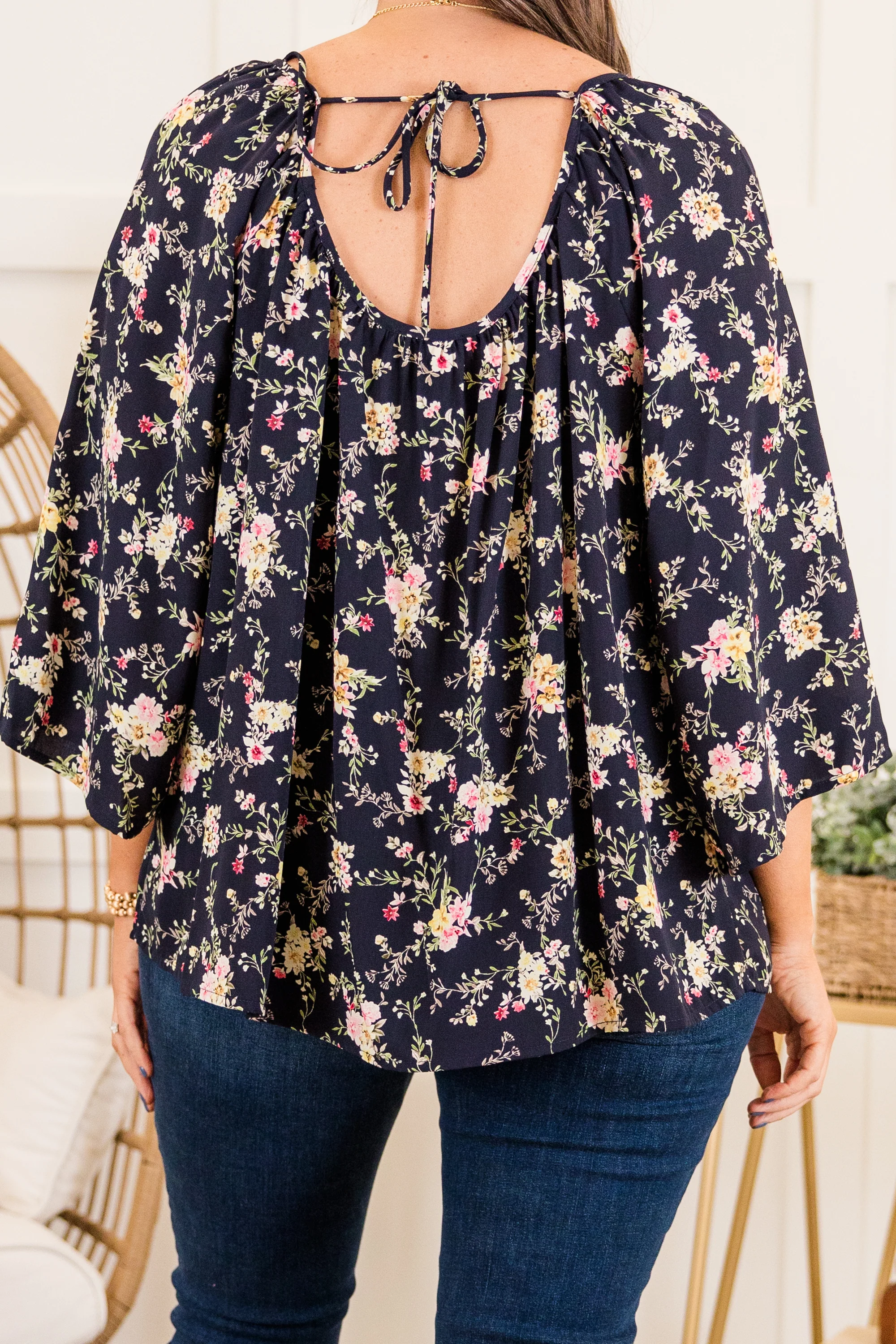 Our Time Is Magic Top, Black - Giverhouse