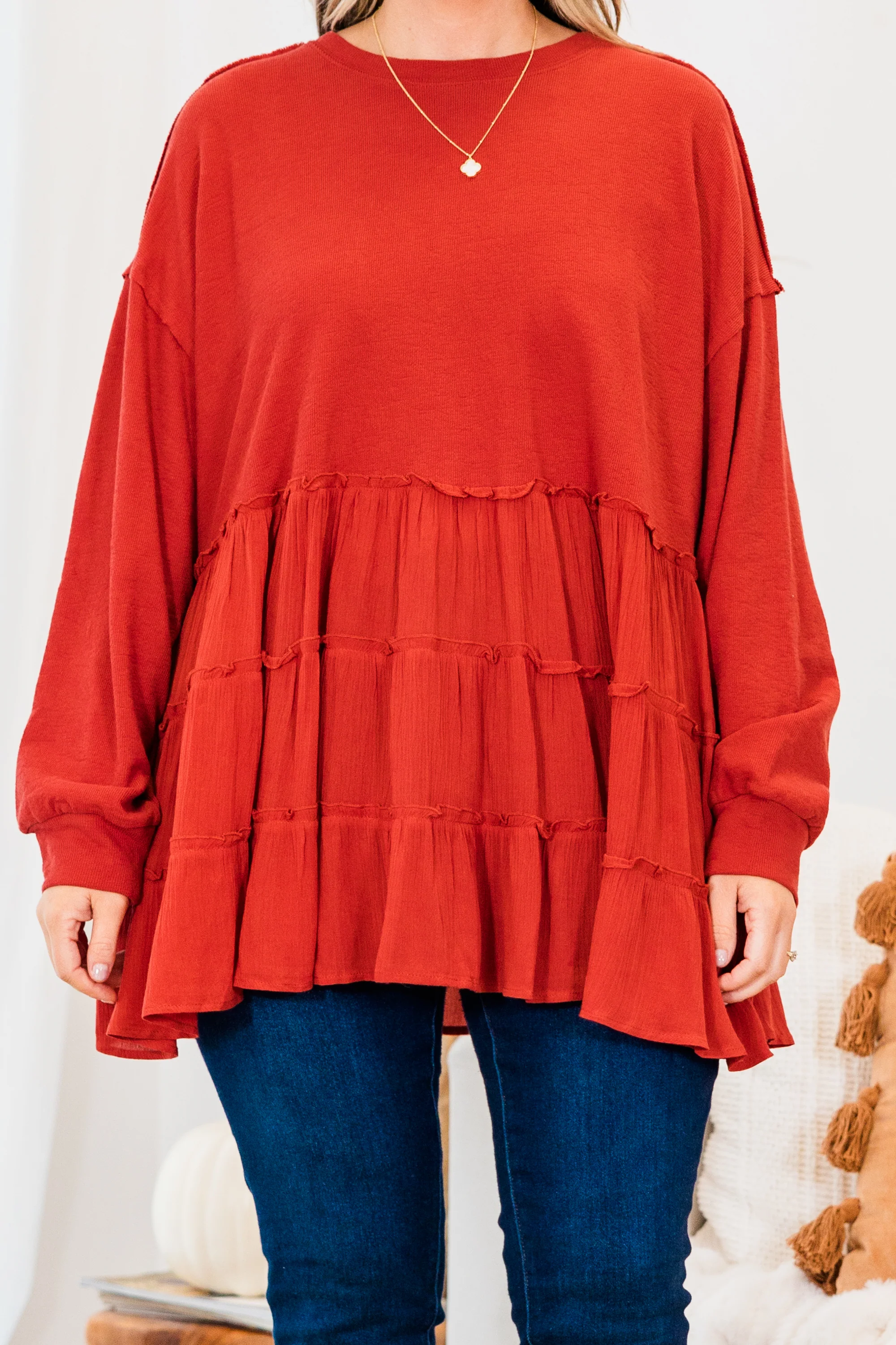 My Kind Of Fun Top, Red - Giverhouse
