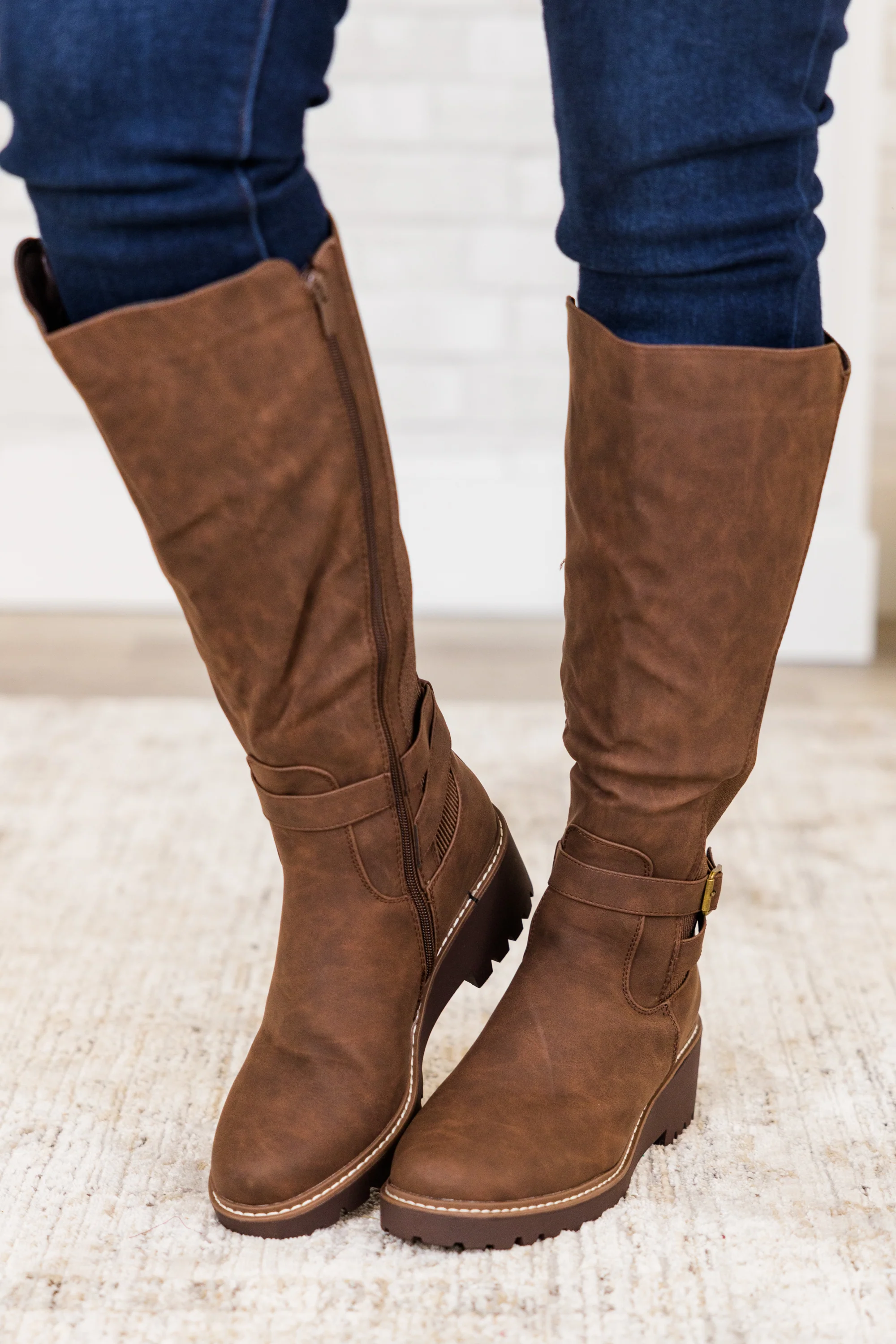 Dynamic Steps Boots, Brown - Giverhouse