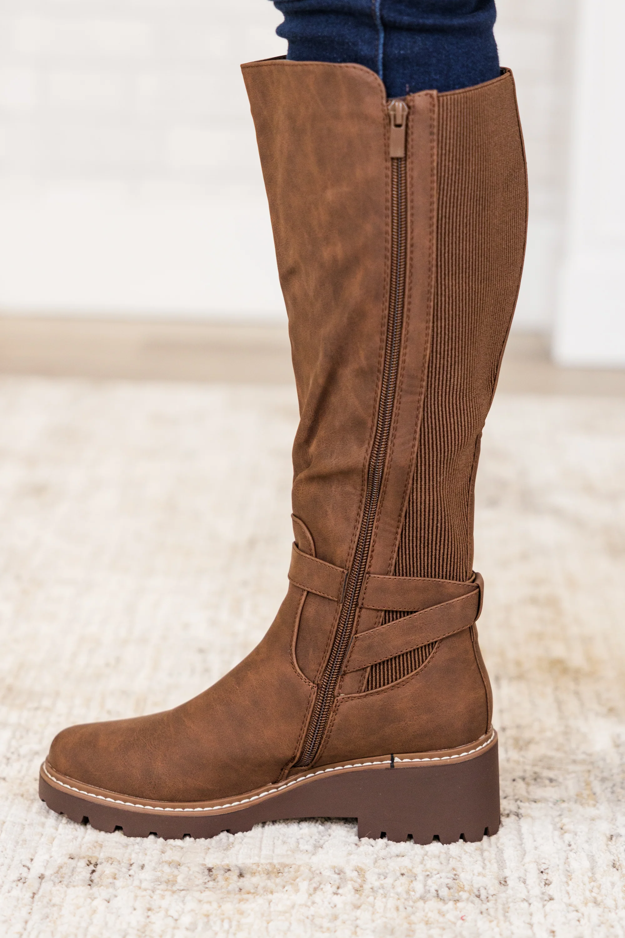 Dynamic Steps Boots, Brown - Giverhouse